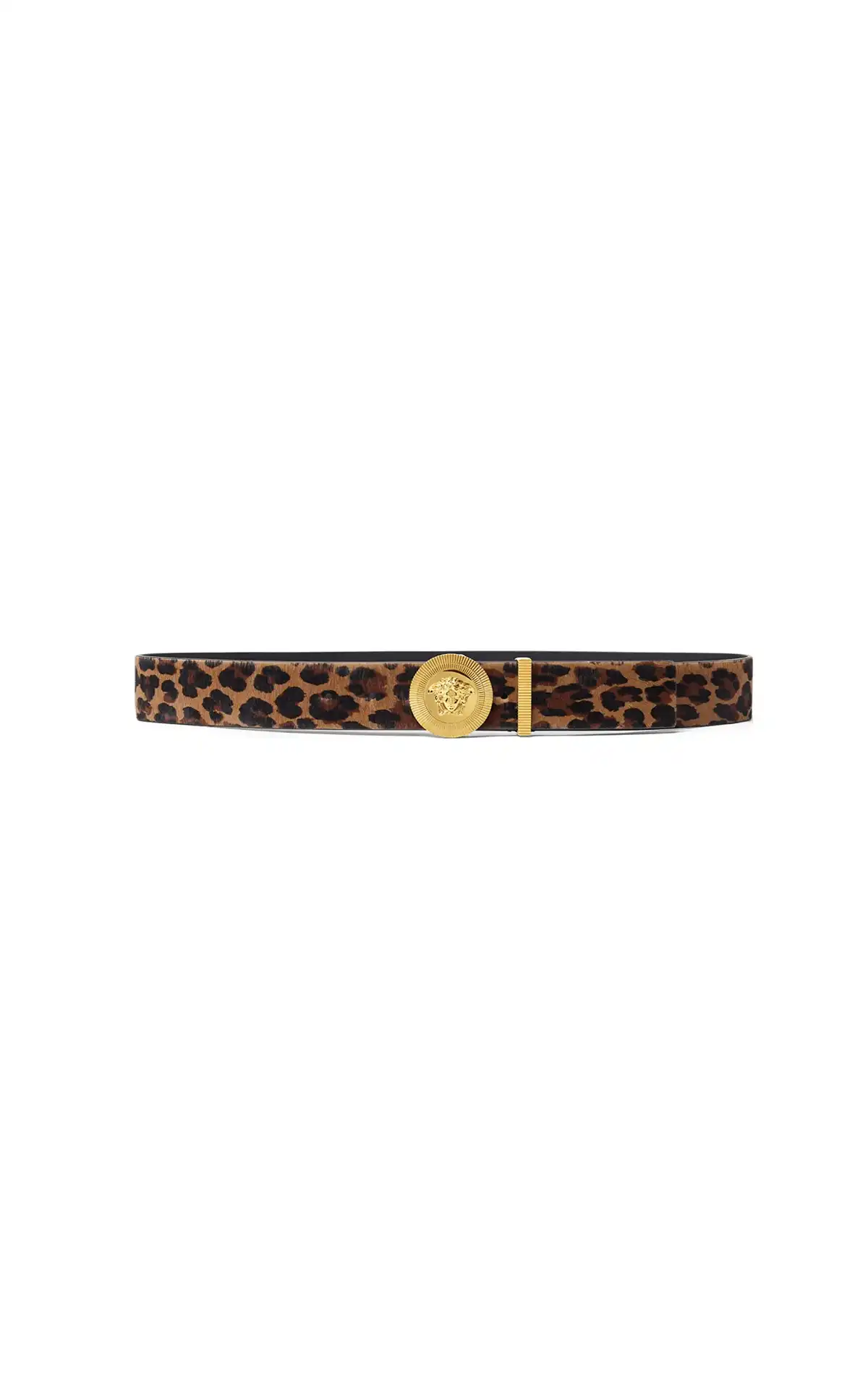 Versace Icon M Belt in leopard calf hair La Vallée Village