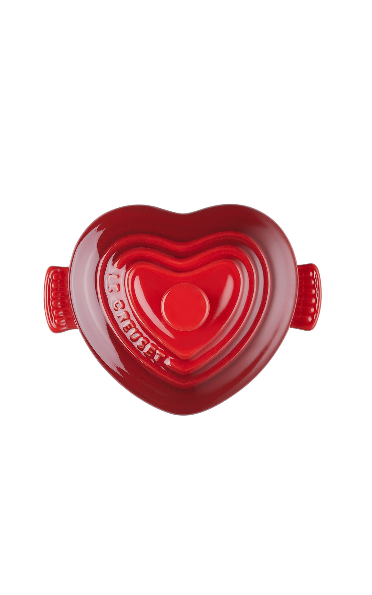 Heart-shaped stoneware mini cocotte 10 cm