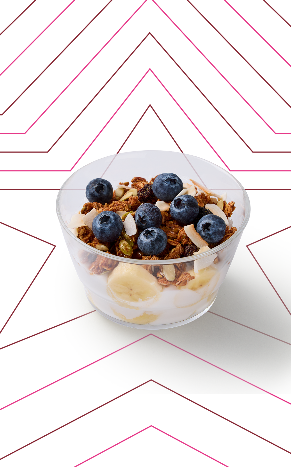 Pret a manger Coconut & Blueberry Bowl La Vallée Village