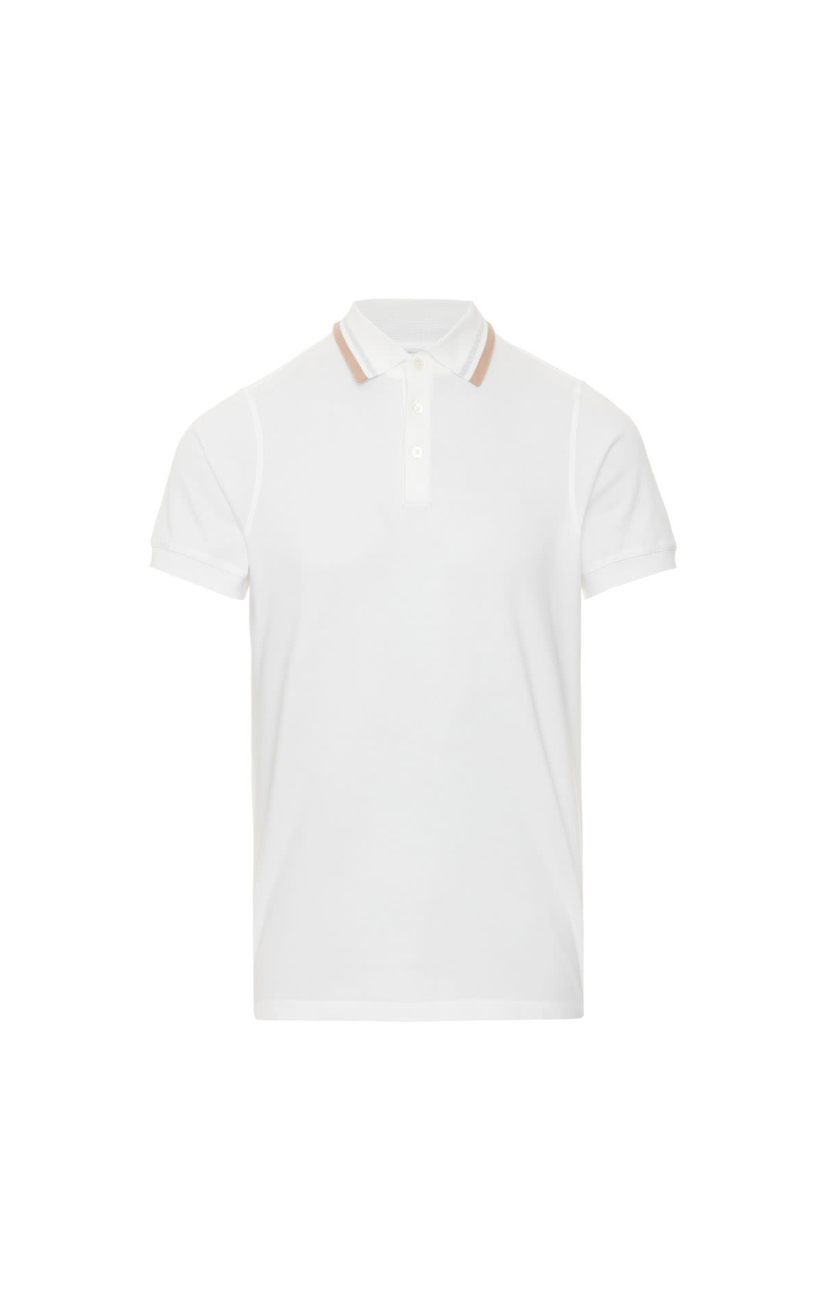 Brunello Cucinelli Polo with contrast collar piping from Bicester Village