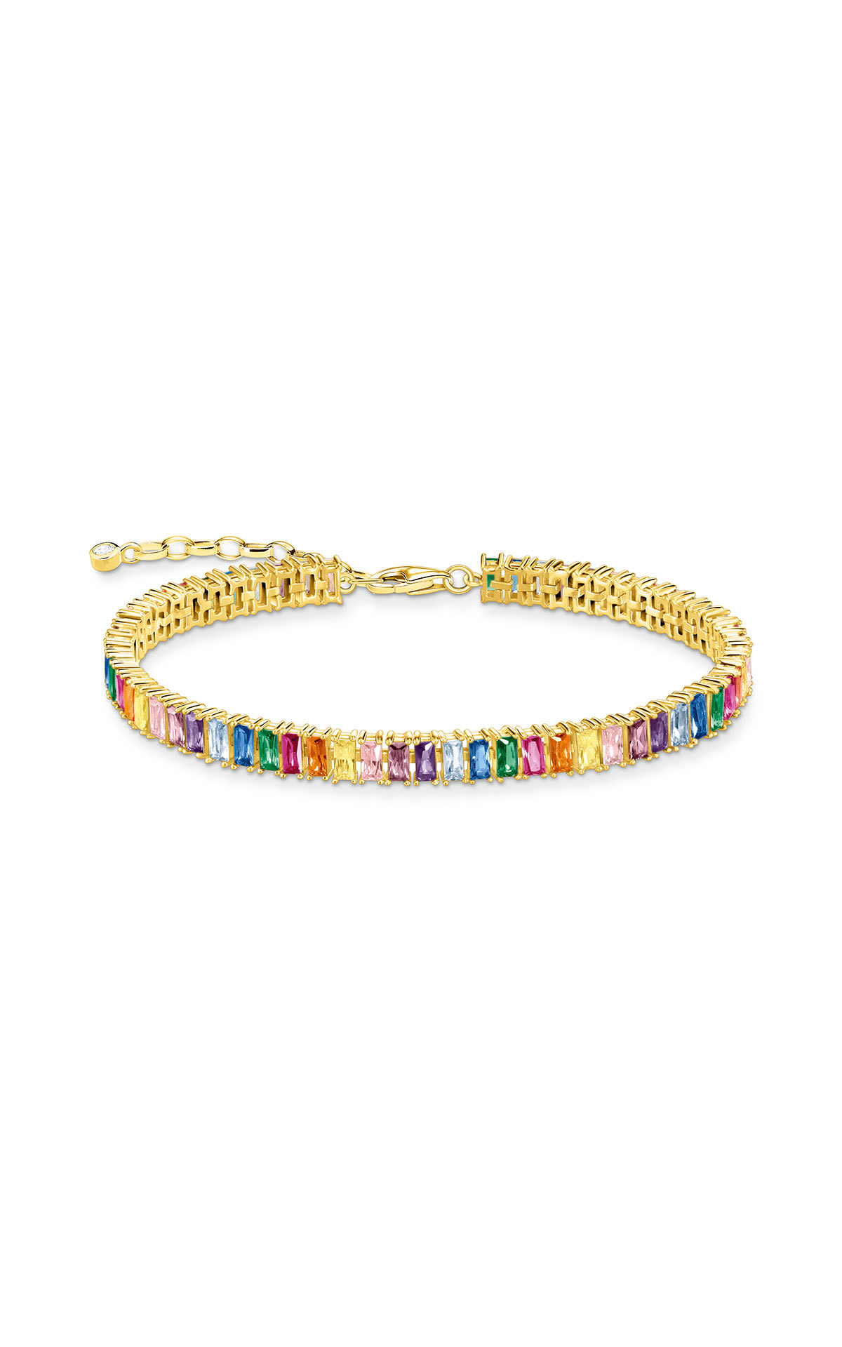 Gold bracelet with colored diamonds Thomas Sabo