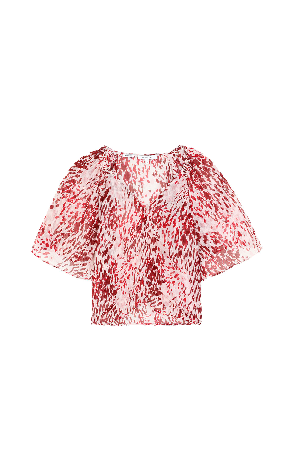 Printed crop blouse Scalpers Woman 