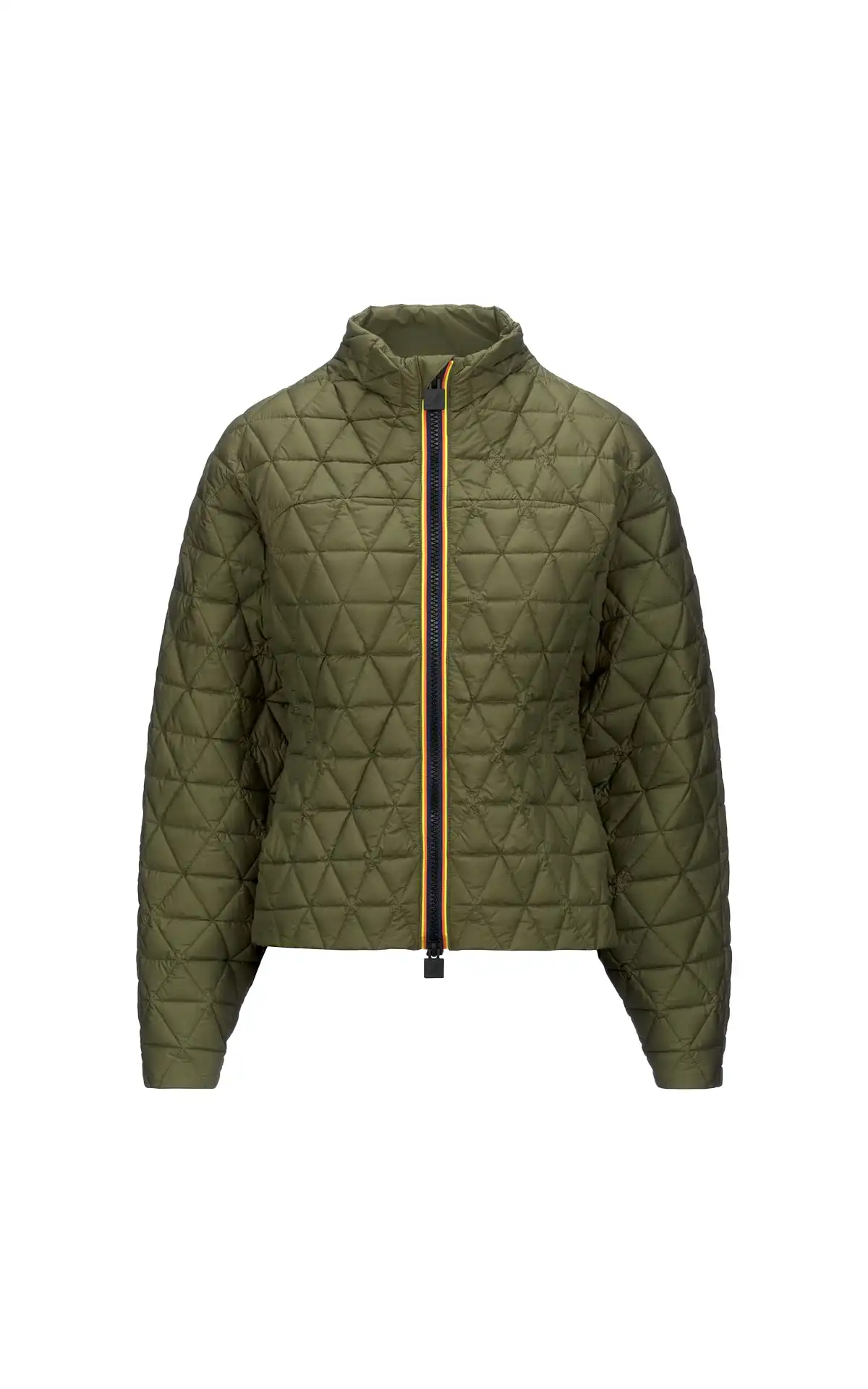 K-Way Veste matelassée en nylon déperlant verte - Milan Fashion Week La Vallée Village