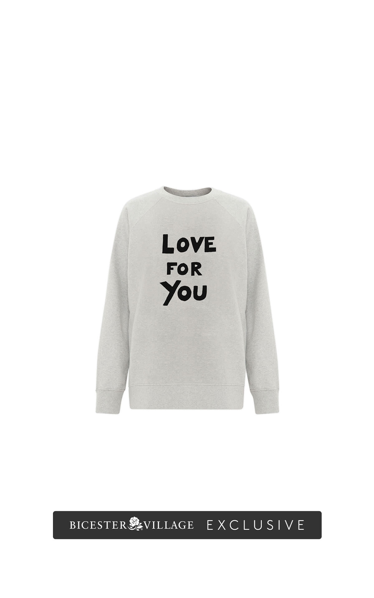 Bella Freud Love for you sweatshirt from Bicester Village