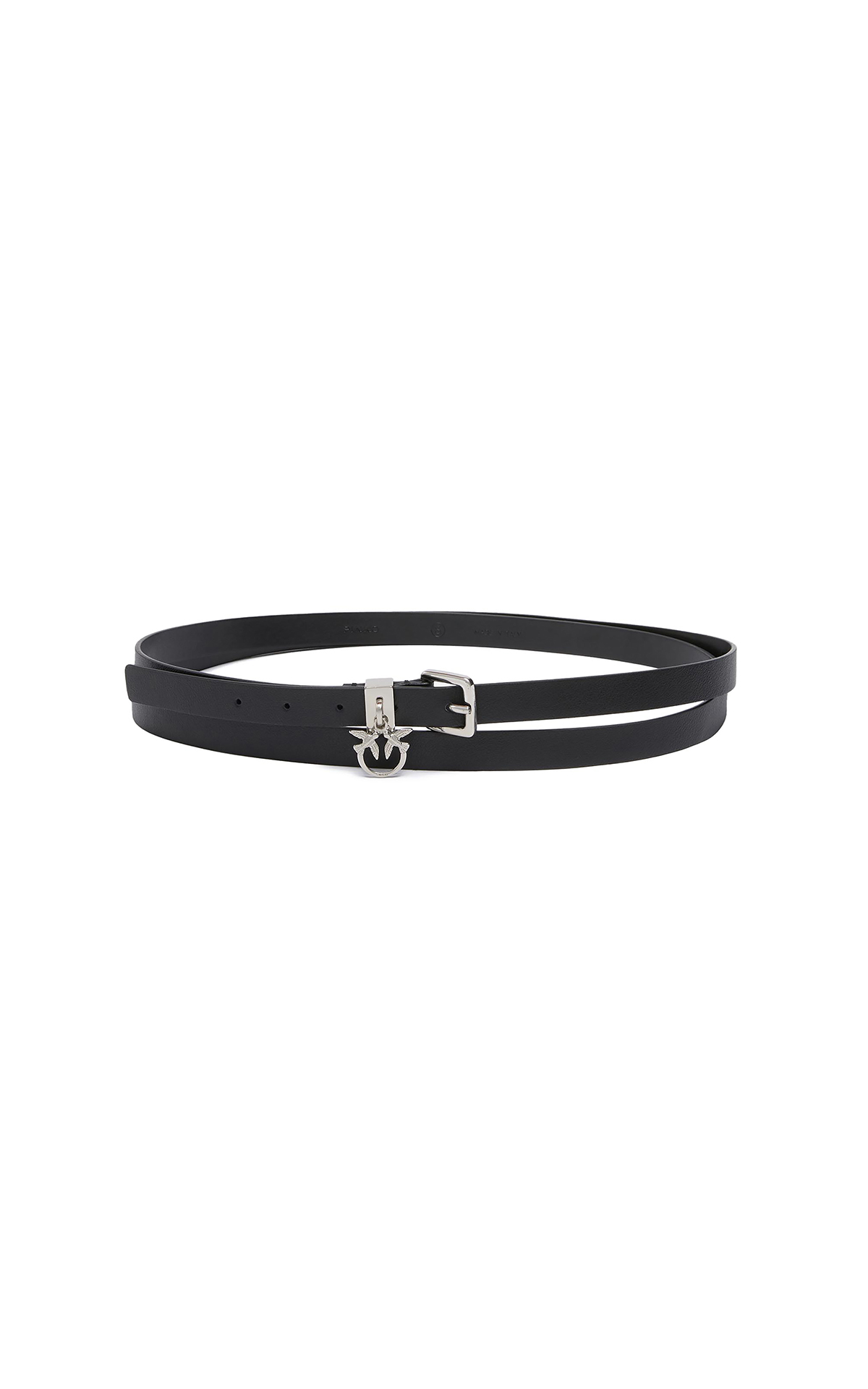 PINKO black leather belt