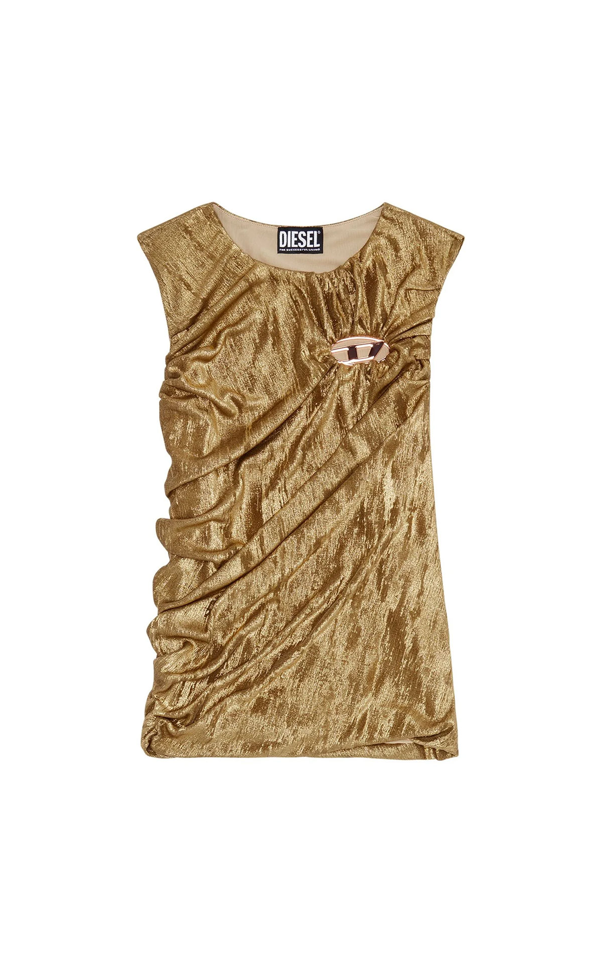 Golden sleeveless top diesel outlet barclelona la roca vilage