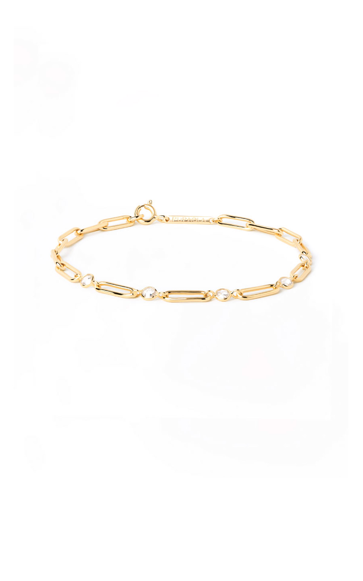 Gold bracelet with diamonds PDPAOLA outlet barcelona la roca village