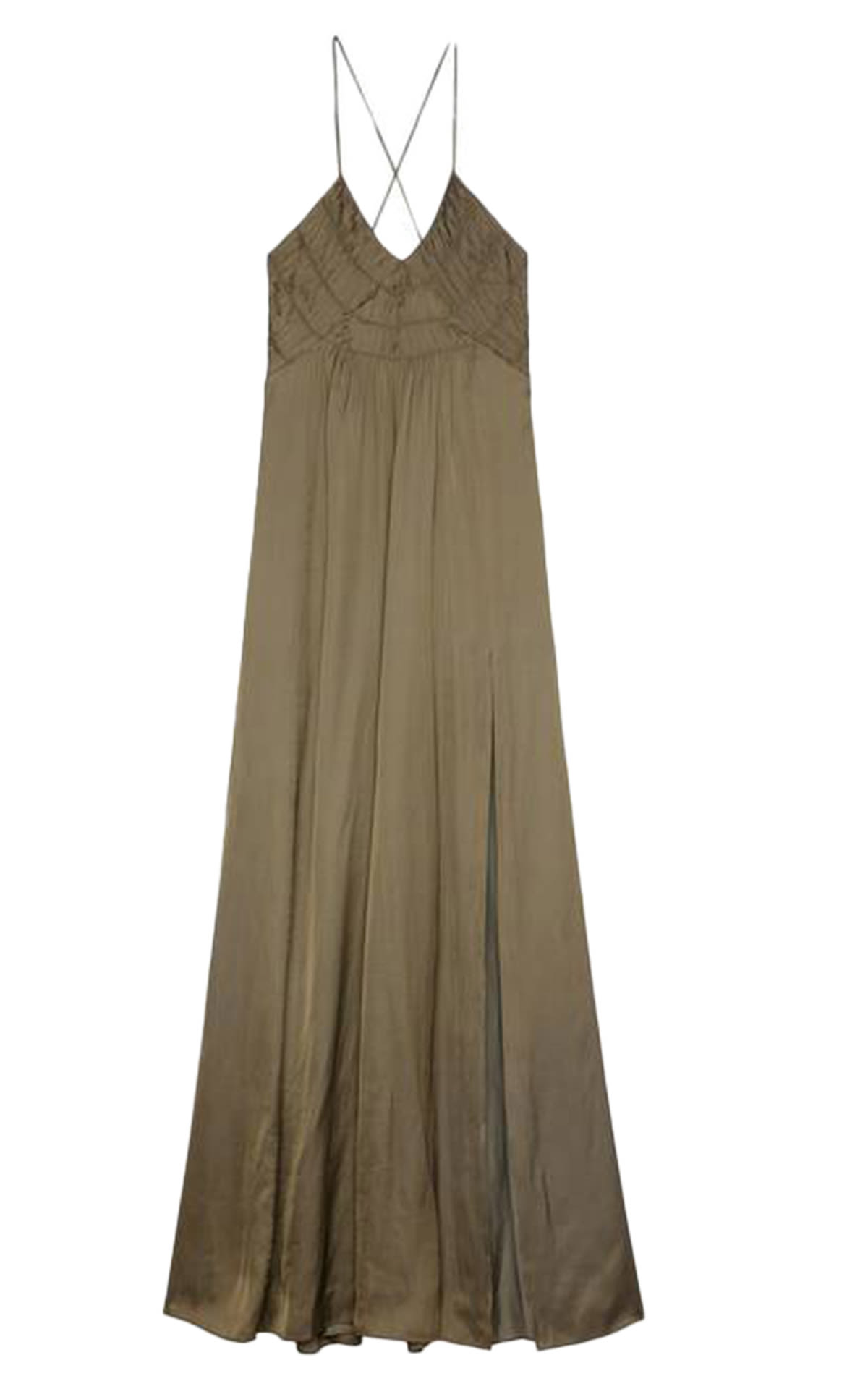 Vestido kakhi Zadig & Voltaire