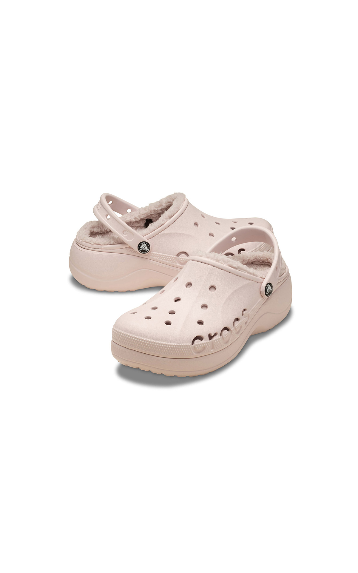   Crocs light pink shoes