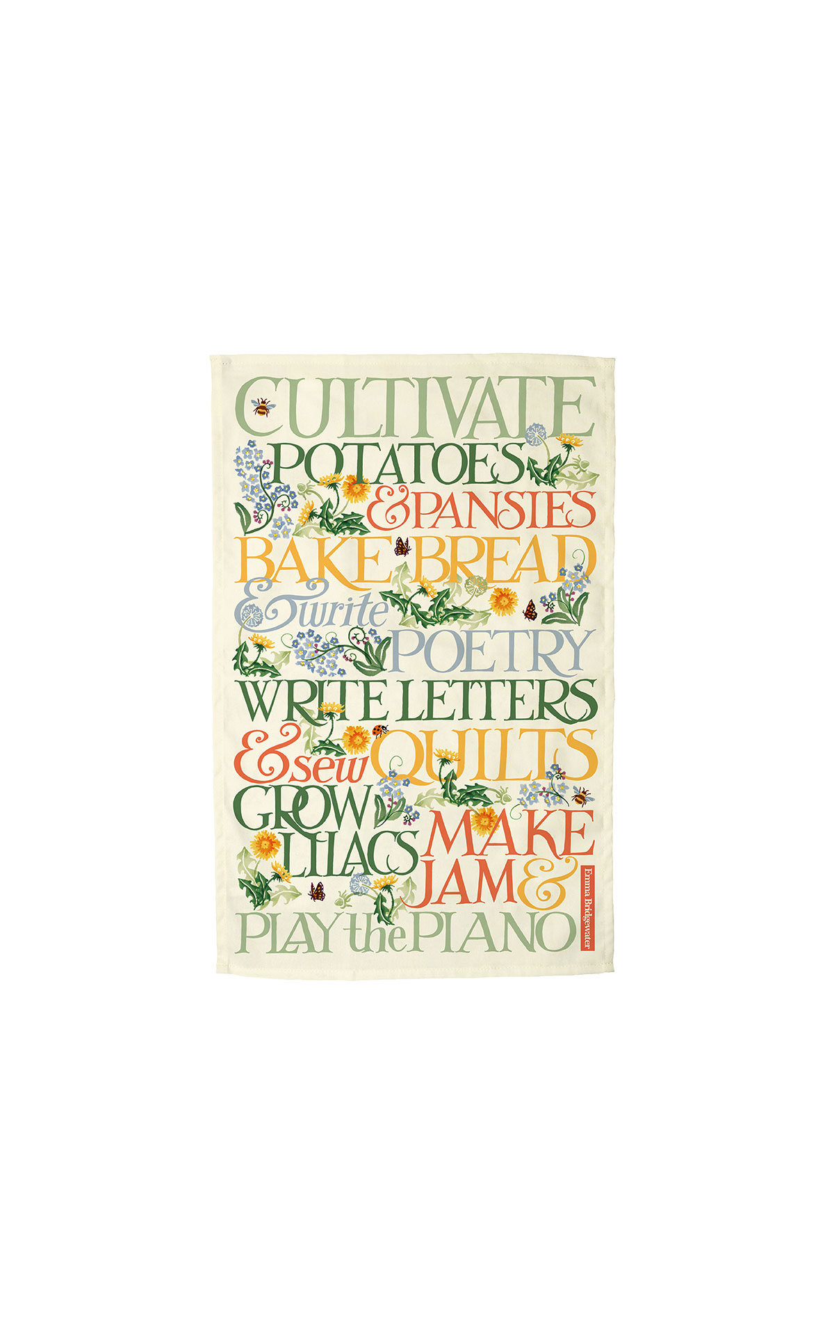 Emma Bridgewater All my good intentions tea towel from Bicester Village