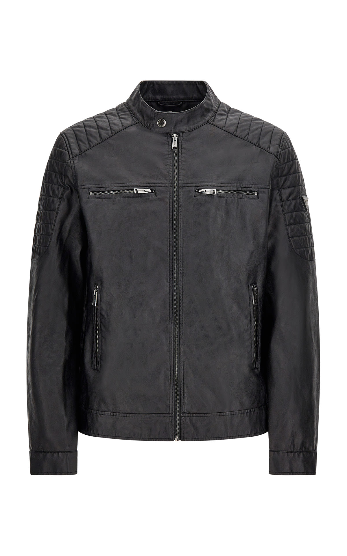 Guess Black leather jacket
