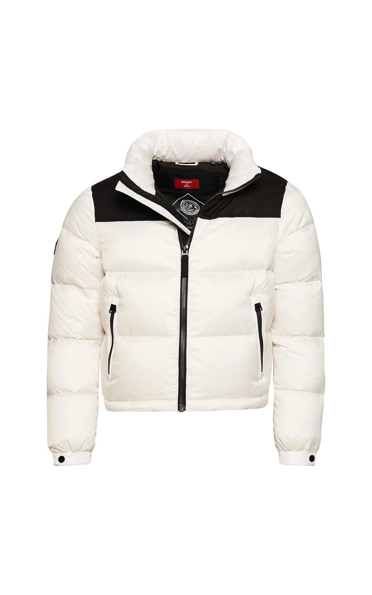 Superdry Sportstyle code down puffer optic from Bicester Village