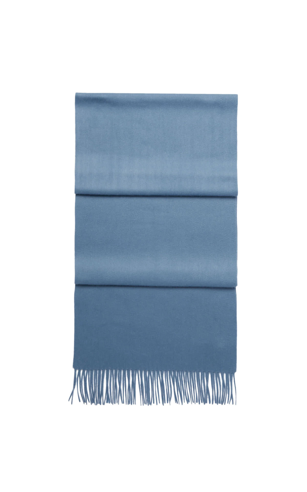 N.Peal Large woven cashmere scarf alpine blue from Bicester Village