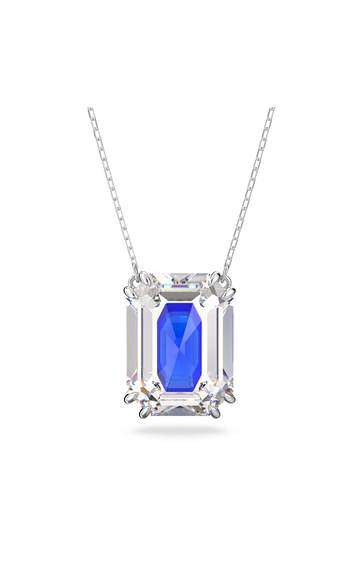 Blue diamond pendant swarovski