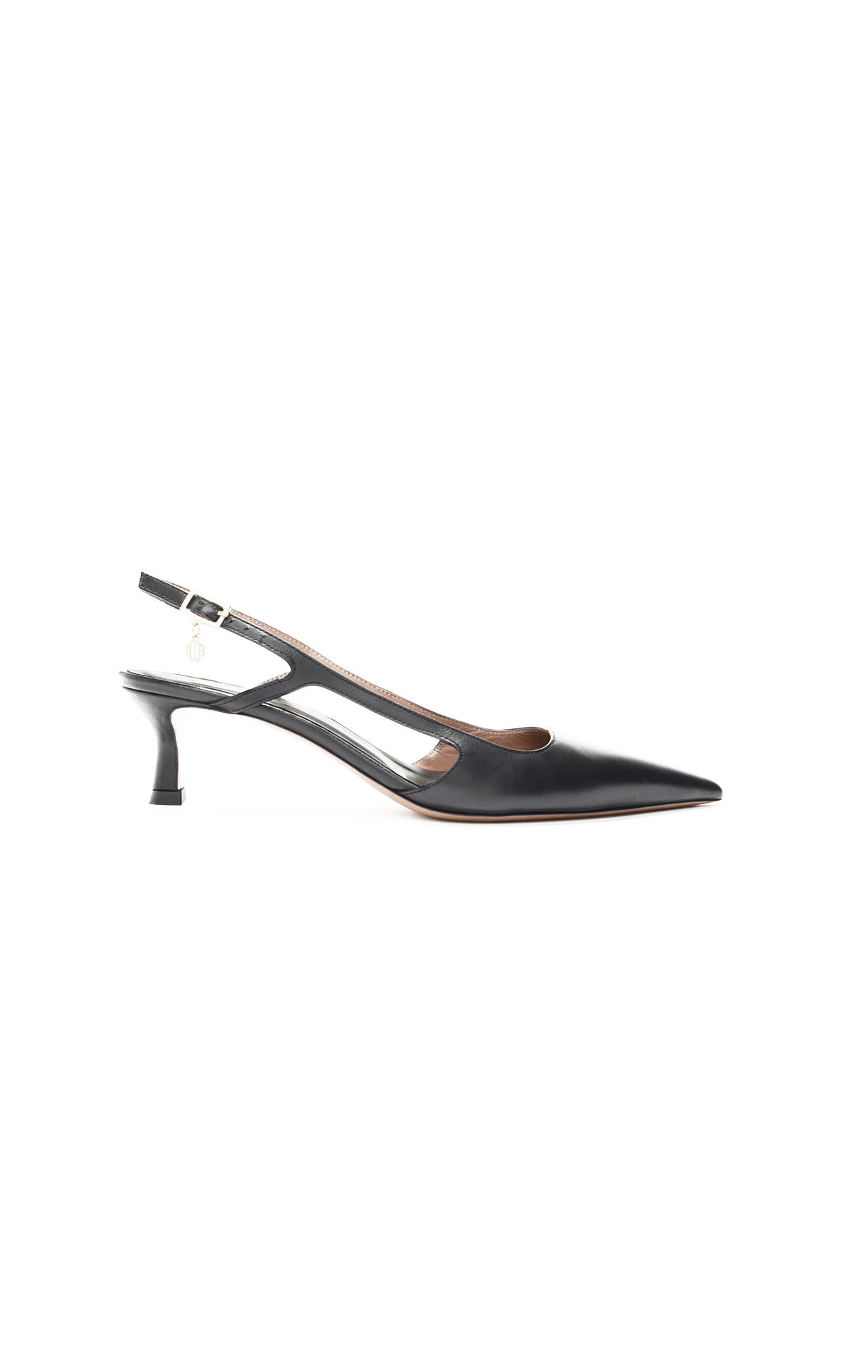 Black sandals with pointed toe Maje outlet barcelona la roca village