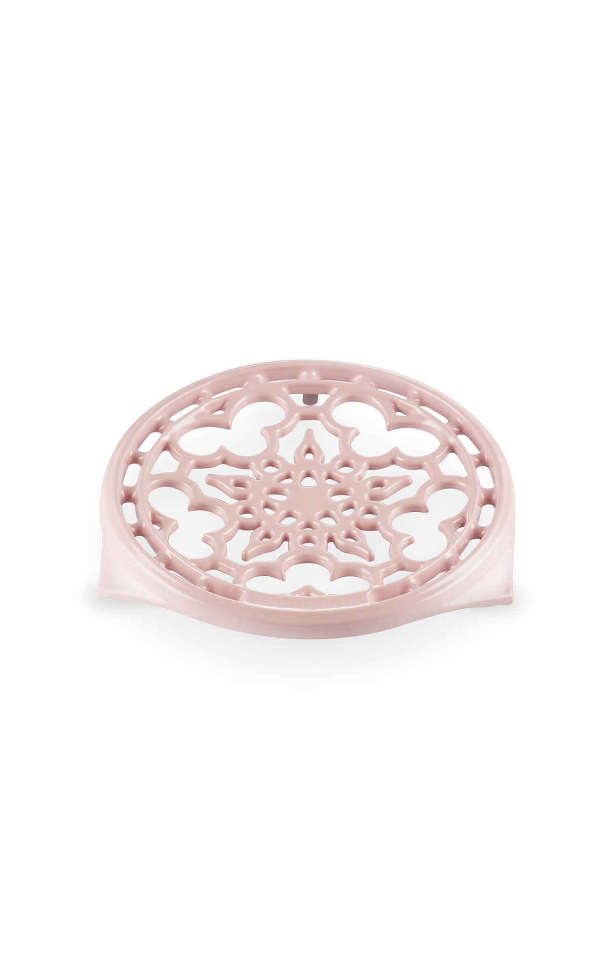 Le Creuset Cast iron round trivit chiffon pink from Bicester Village