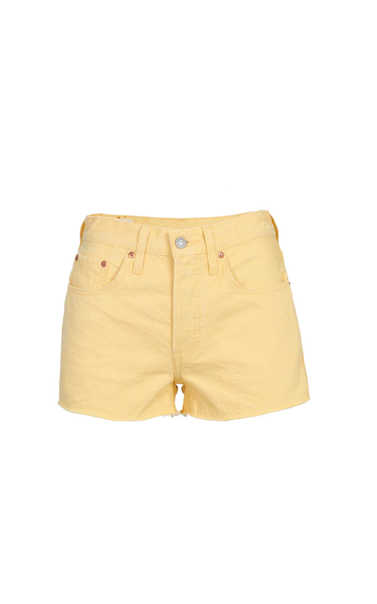 Women's yellow shorts Levis