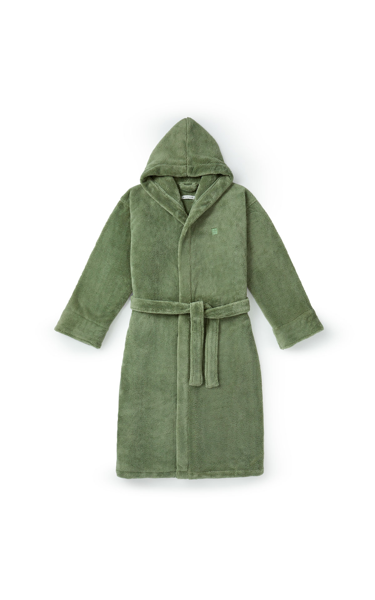 Soho Home House robe sage green from Bicester Village