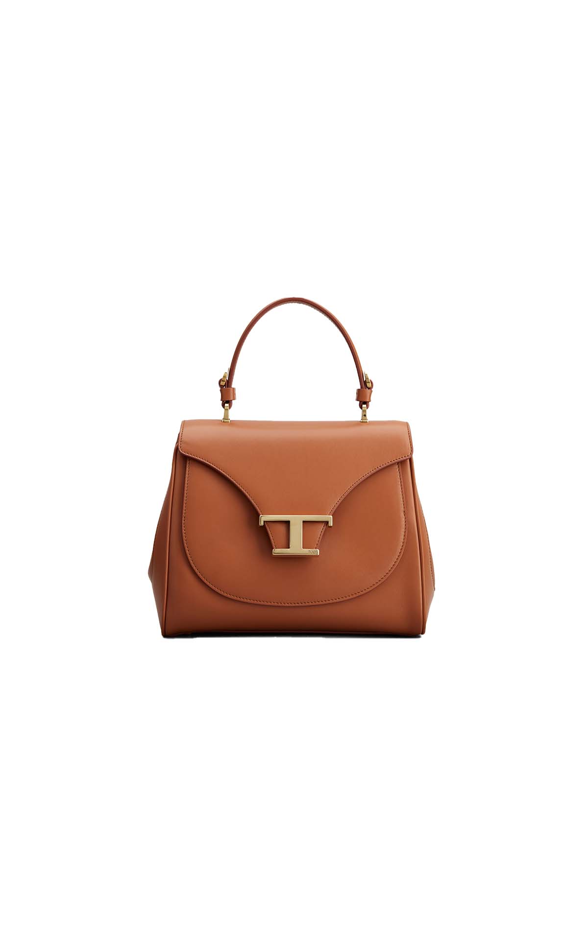 Brown leather handbag  tods outlet barcelona la roca village