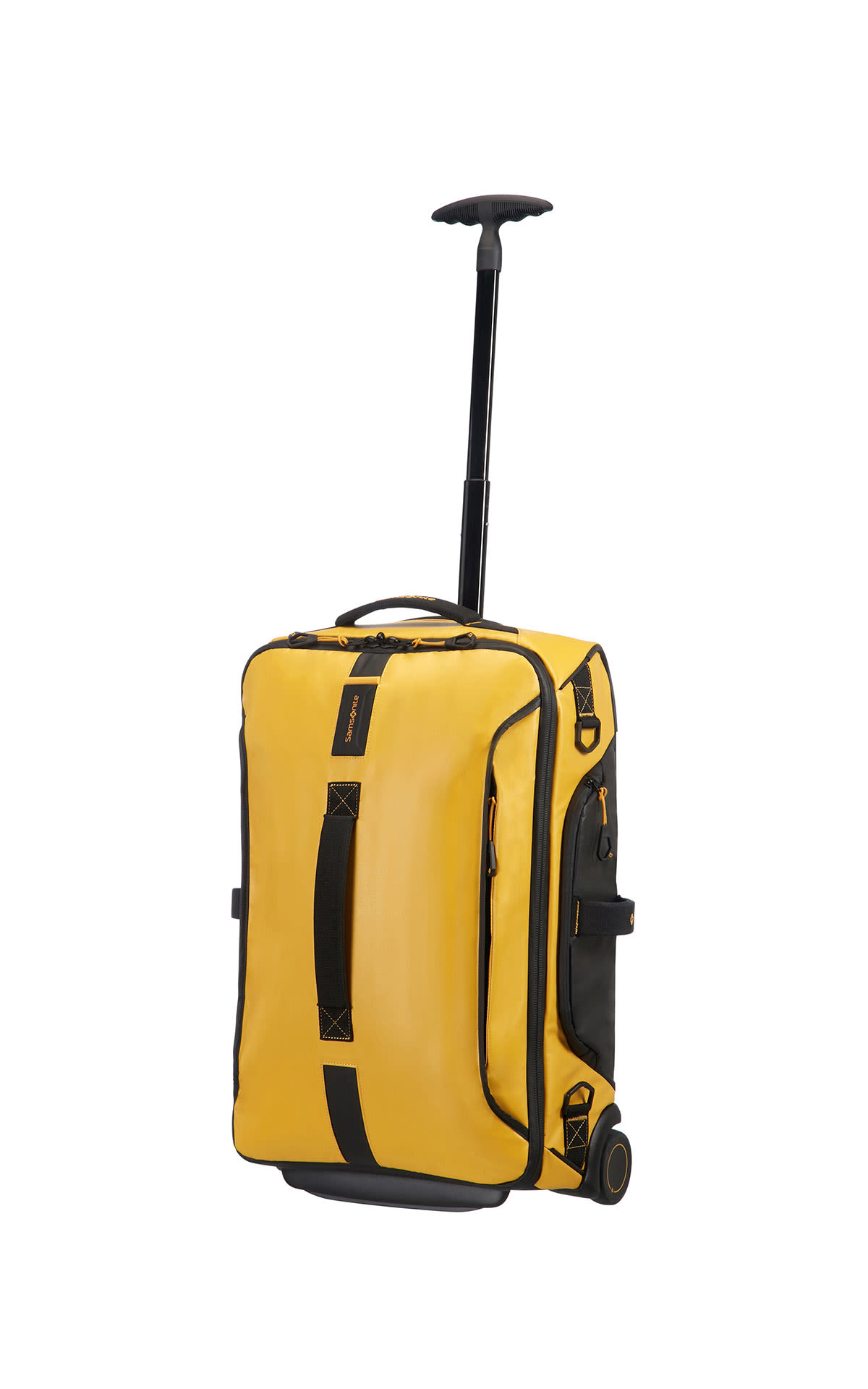 Yellow wheeled suitcase Samsonite