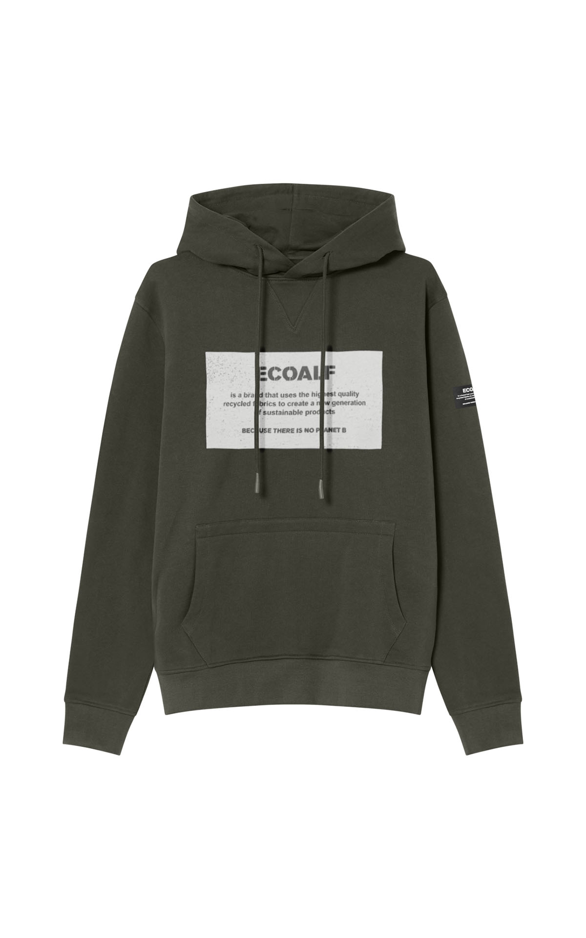 Green hoodie Ecoalf outlet madrid las rozas village