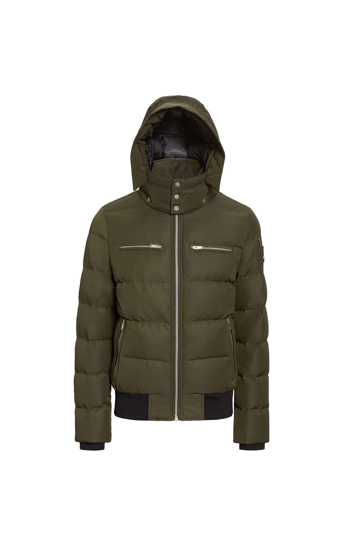 Moose Knuckles Peace river bomber army green from Bicester Village