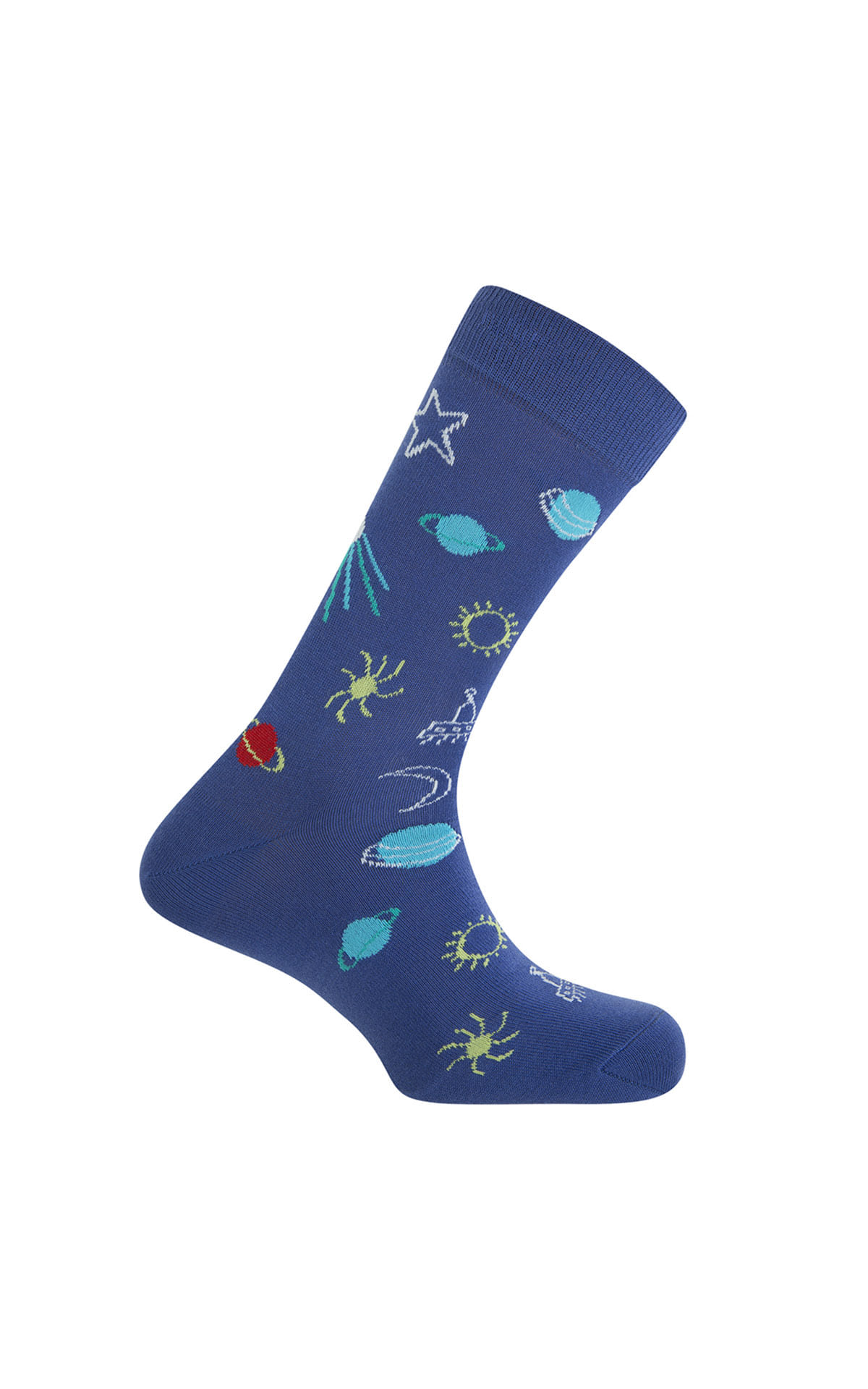 Blue space sock