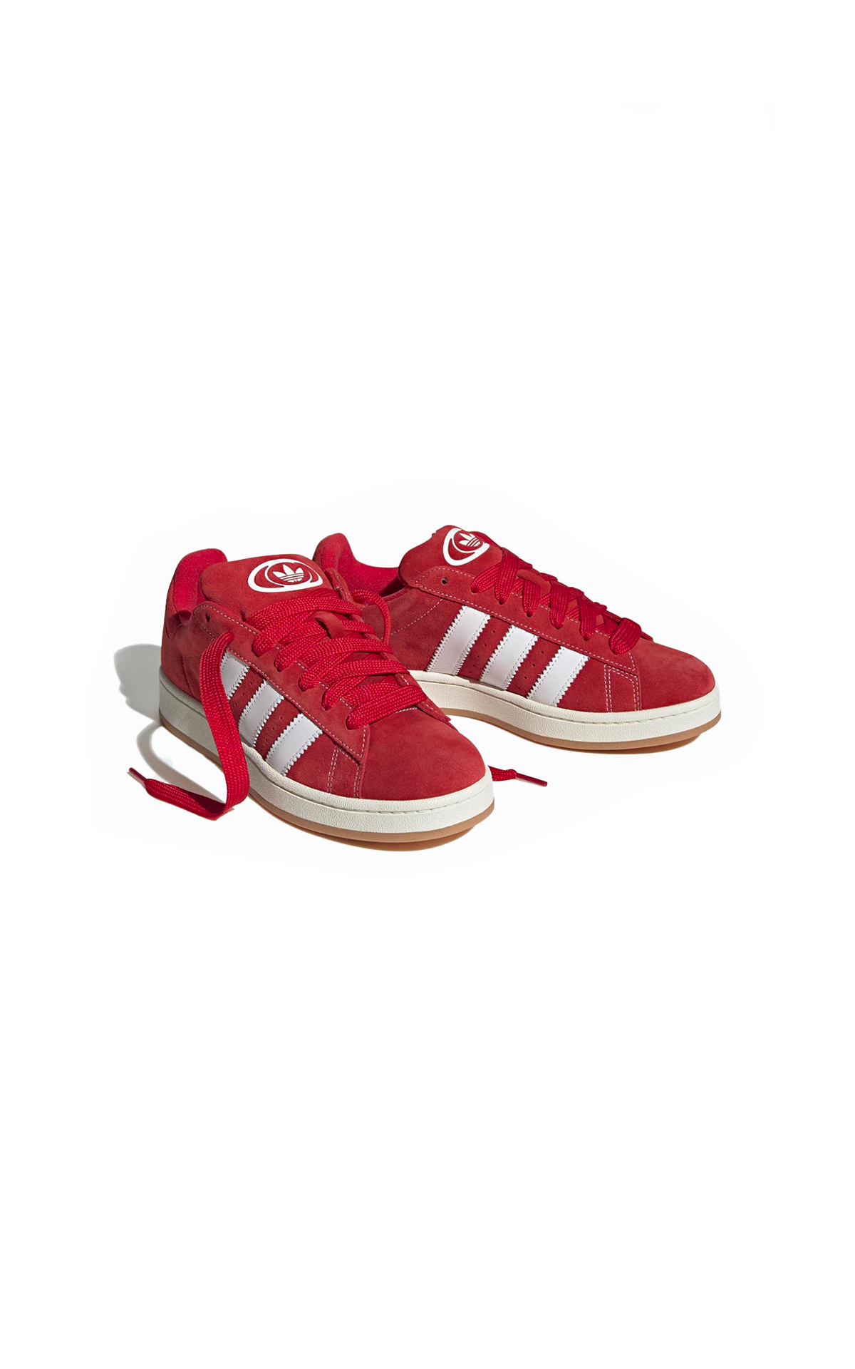 Red Adidas sneakers