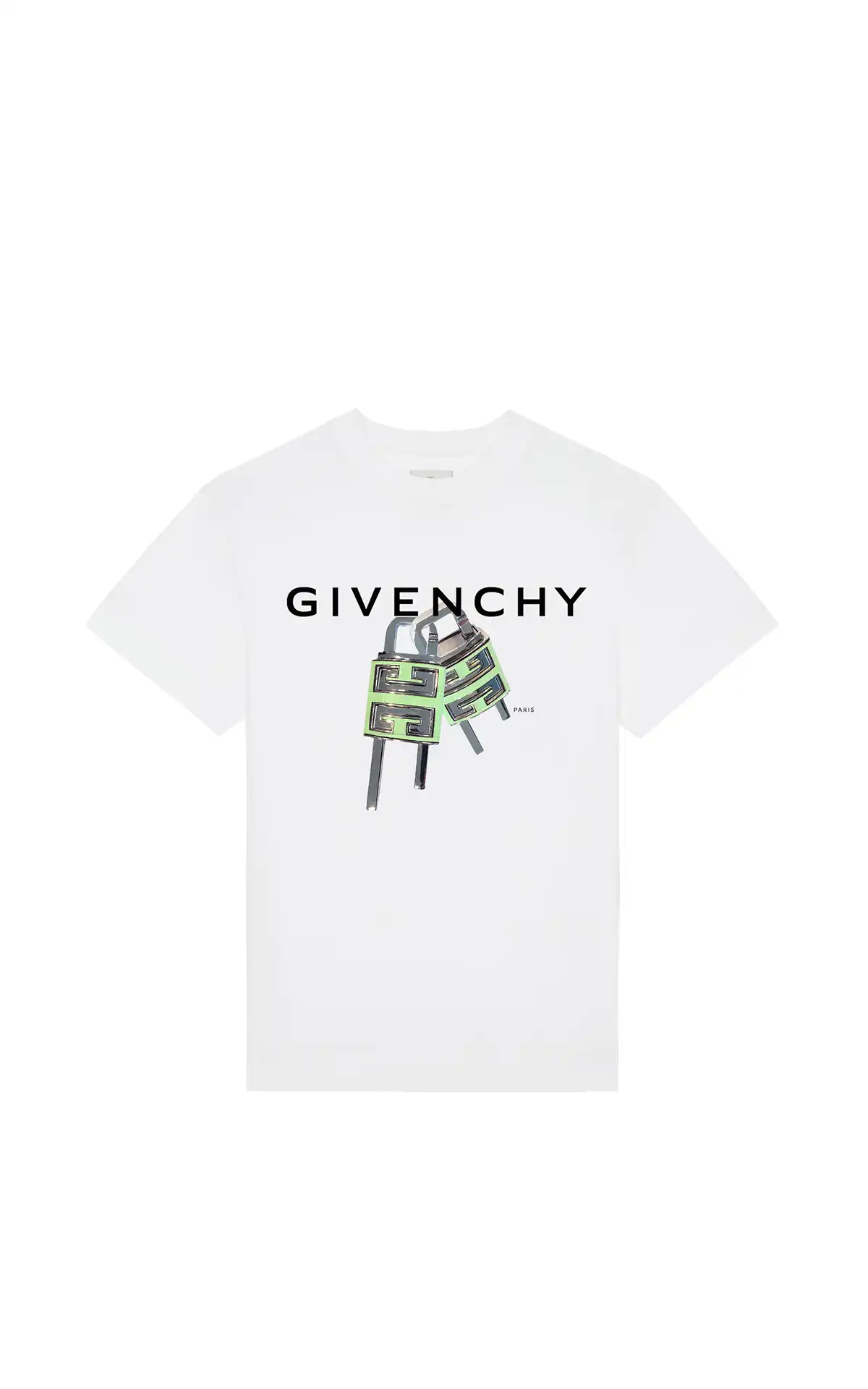 Givenchy T-shirt imptimé 4G Lock blanc La Vallée Village