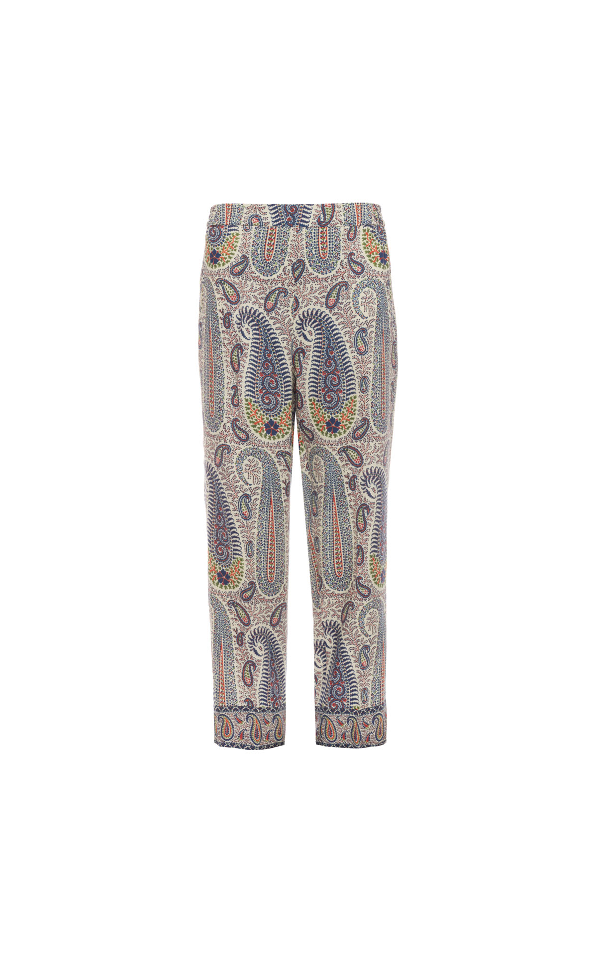 Etro Paisley silk trouser from Bicester Village