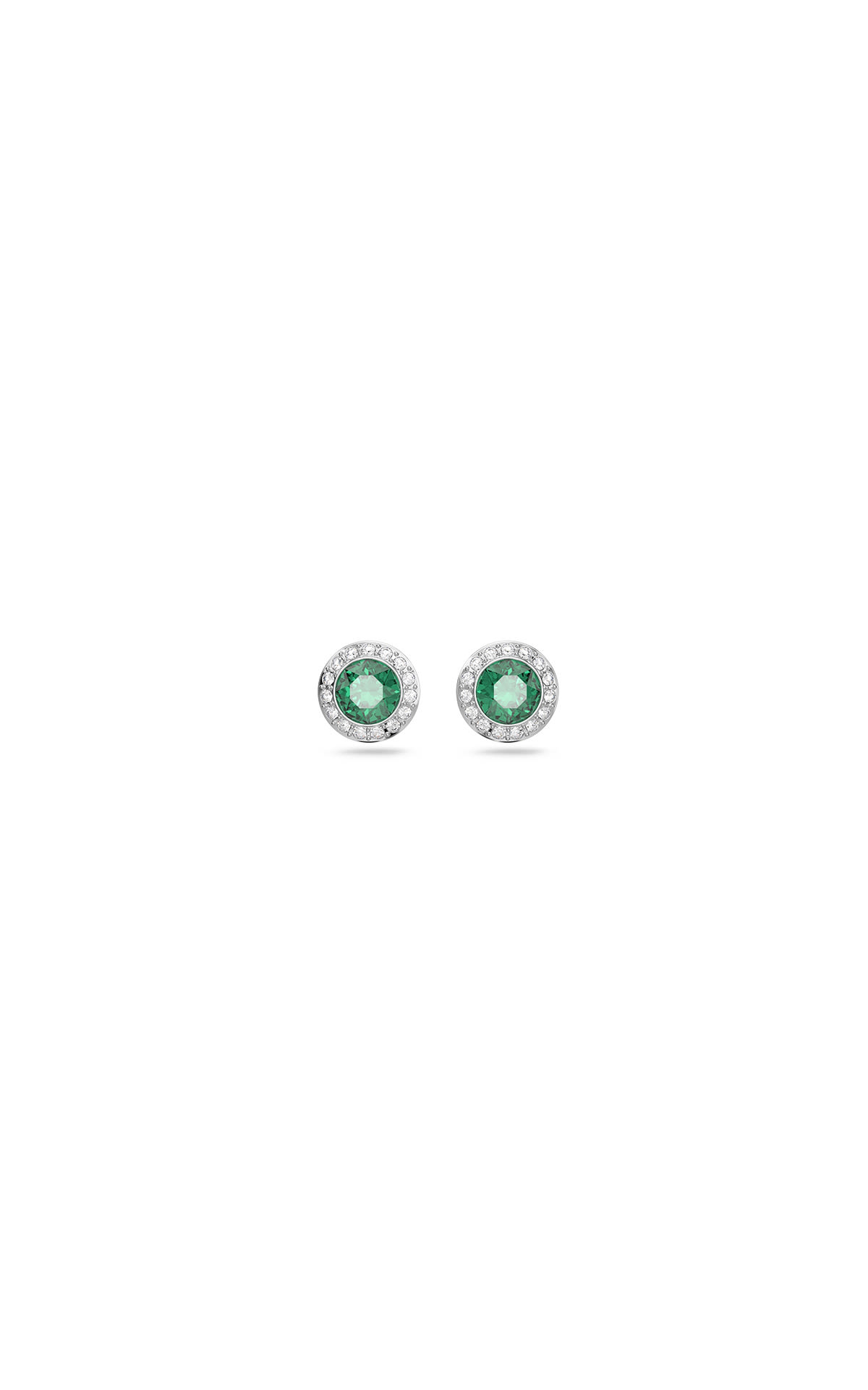 Swarovski luminous green earrings