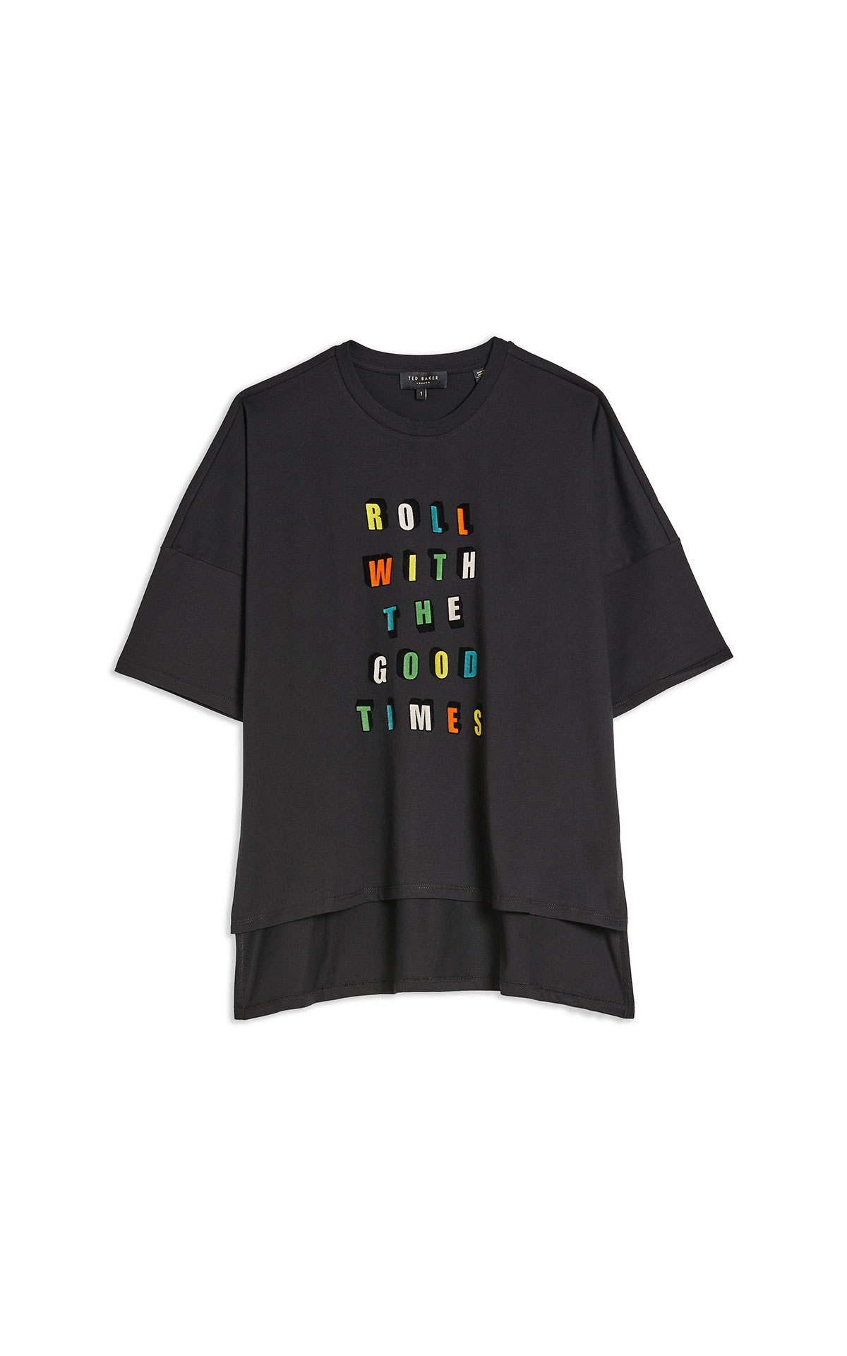Ted Baker Roll with the good times graphic tee from Bicester Village