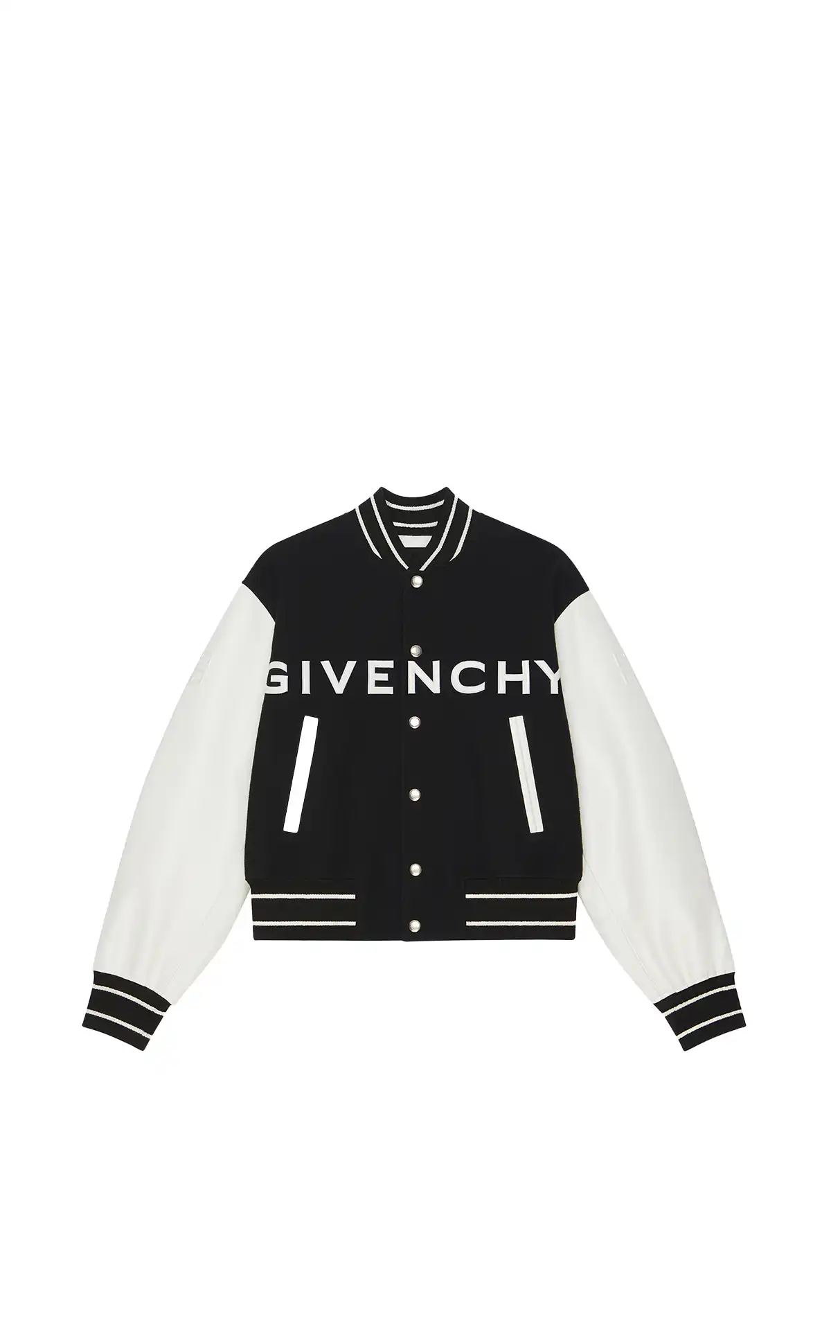 Givenchy Veste bomber noire et blanche homme La Vallée Village