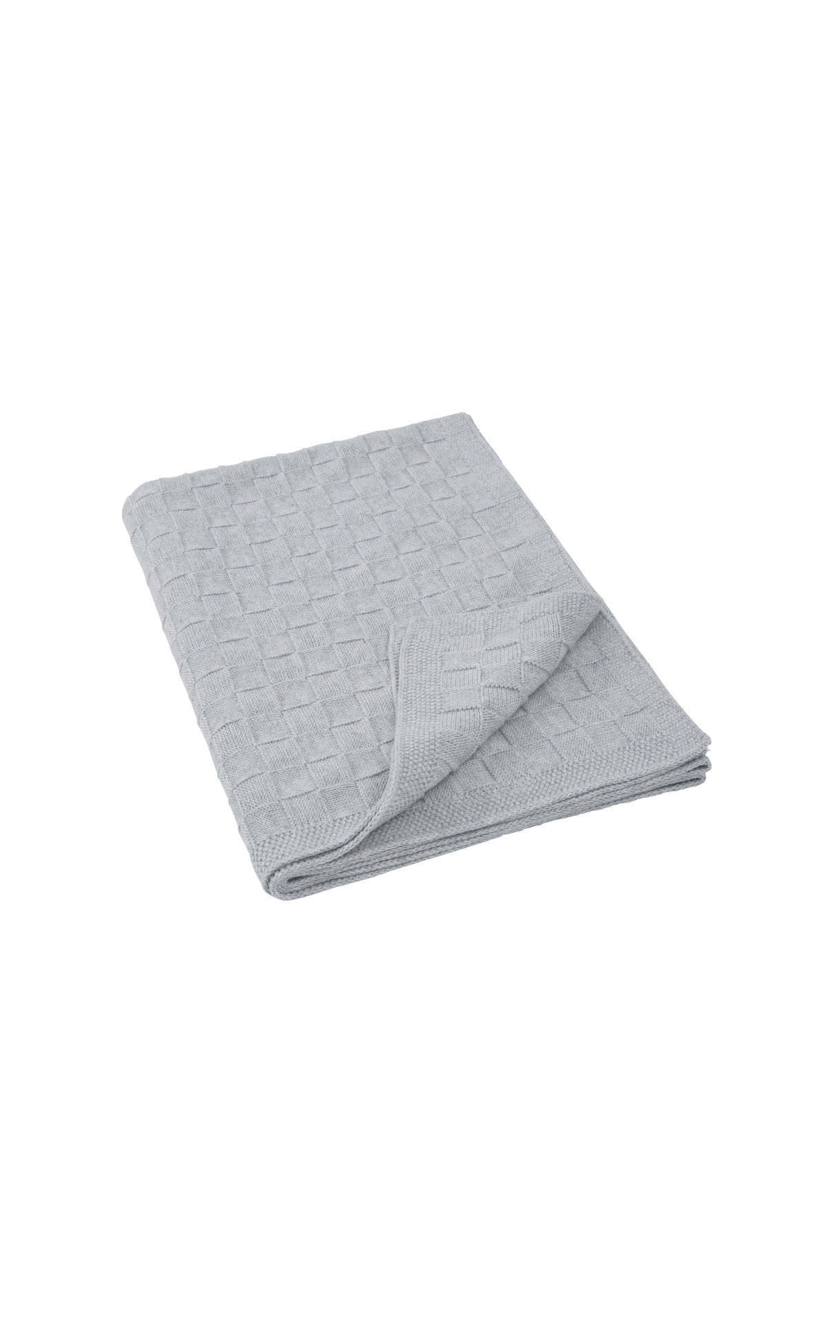 The White Company Knitted patchwork blanket from Bicester Village