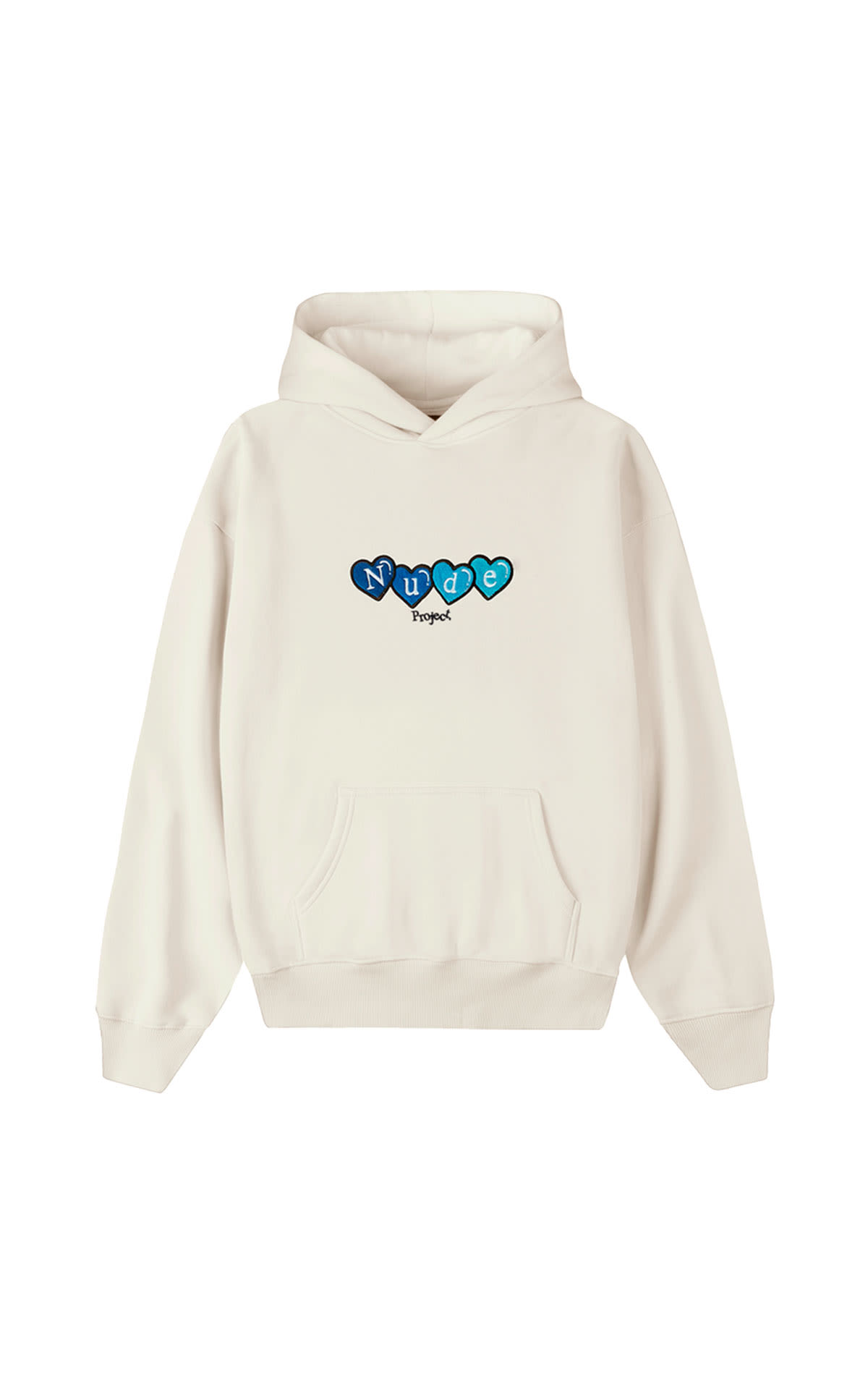 Beige hooded sweatshirt Nude Project outlet barcelona la roca village