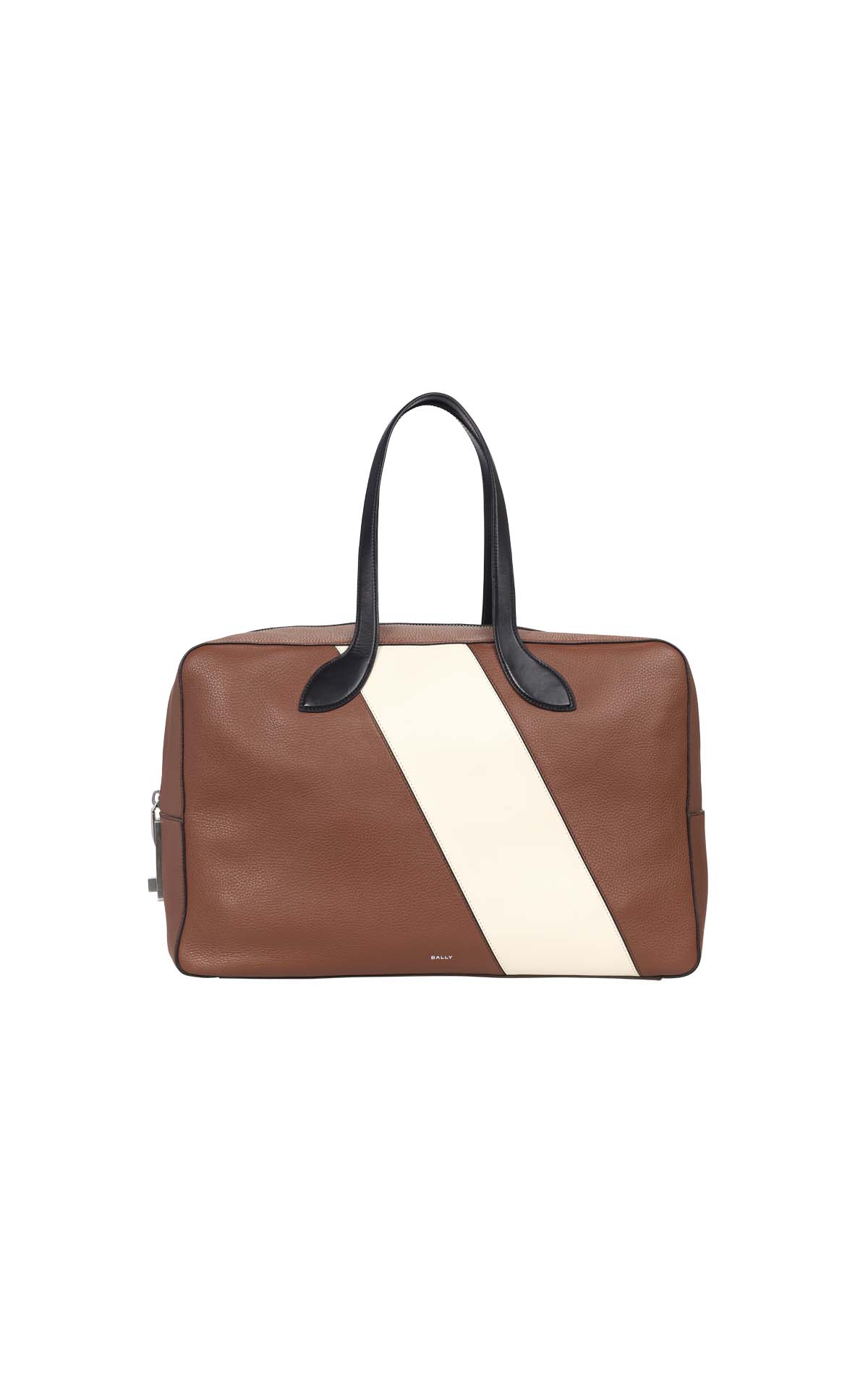 Brown leather handbag bally outlet barcelona la roca village