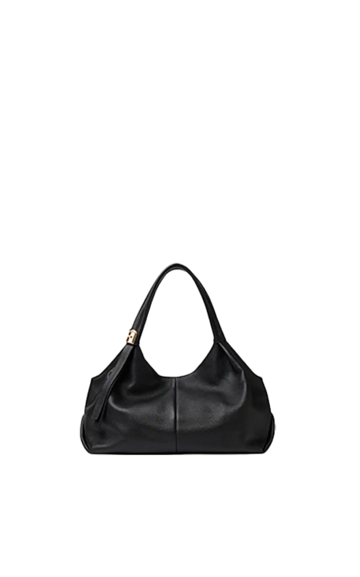 Furla black Planeta L Hobo bag La Vallée Village
