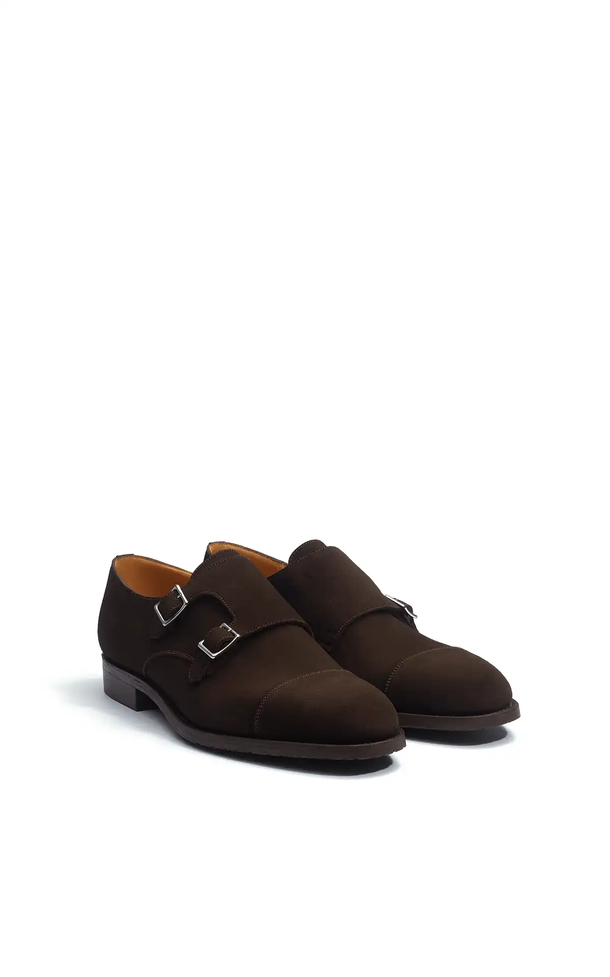J.M. Weston Double buckle derbies with rubber sole La Vallée Village