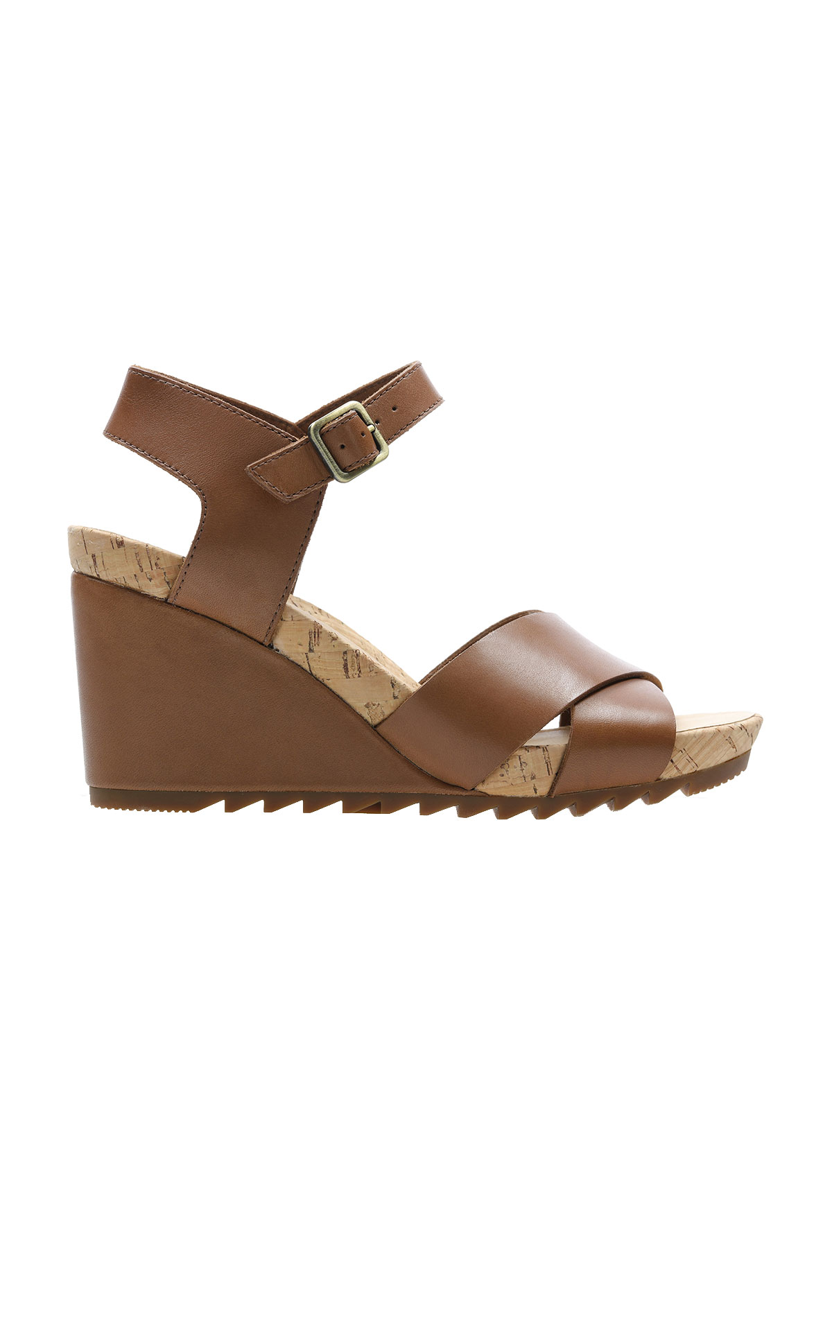 Brown Wflex sandal clarks