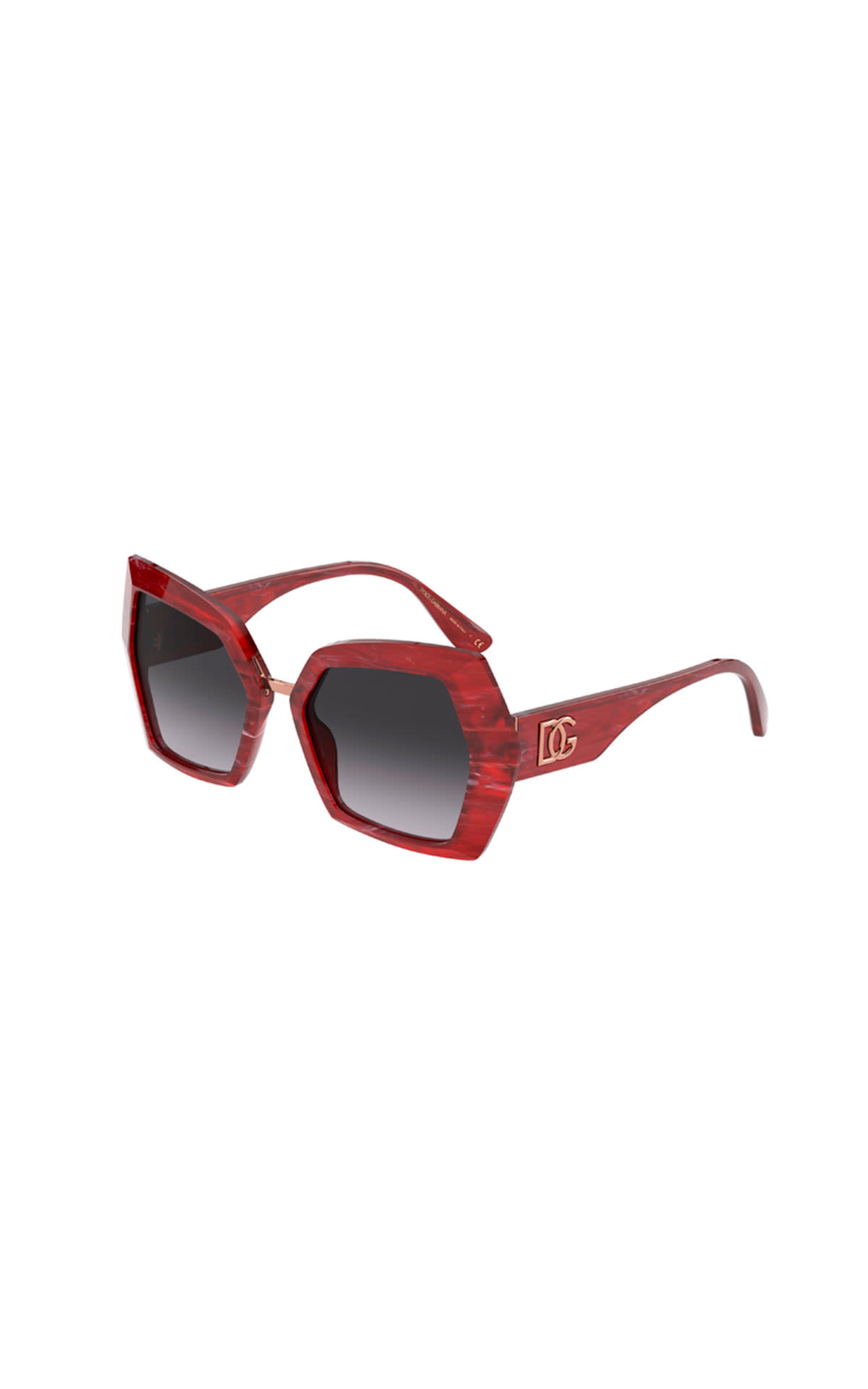 Dolce Gabbana maroon pasta sunglasses Sunglass hut