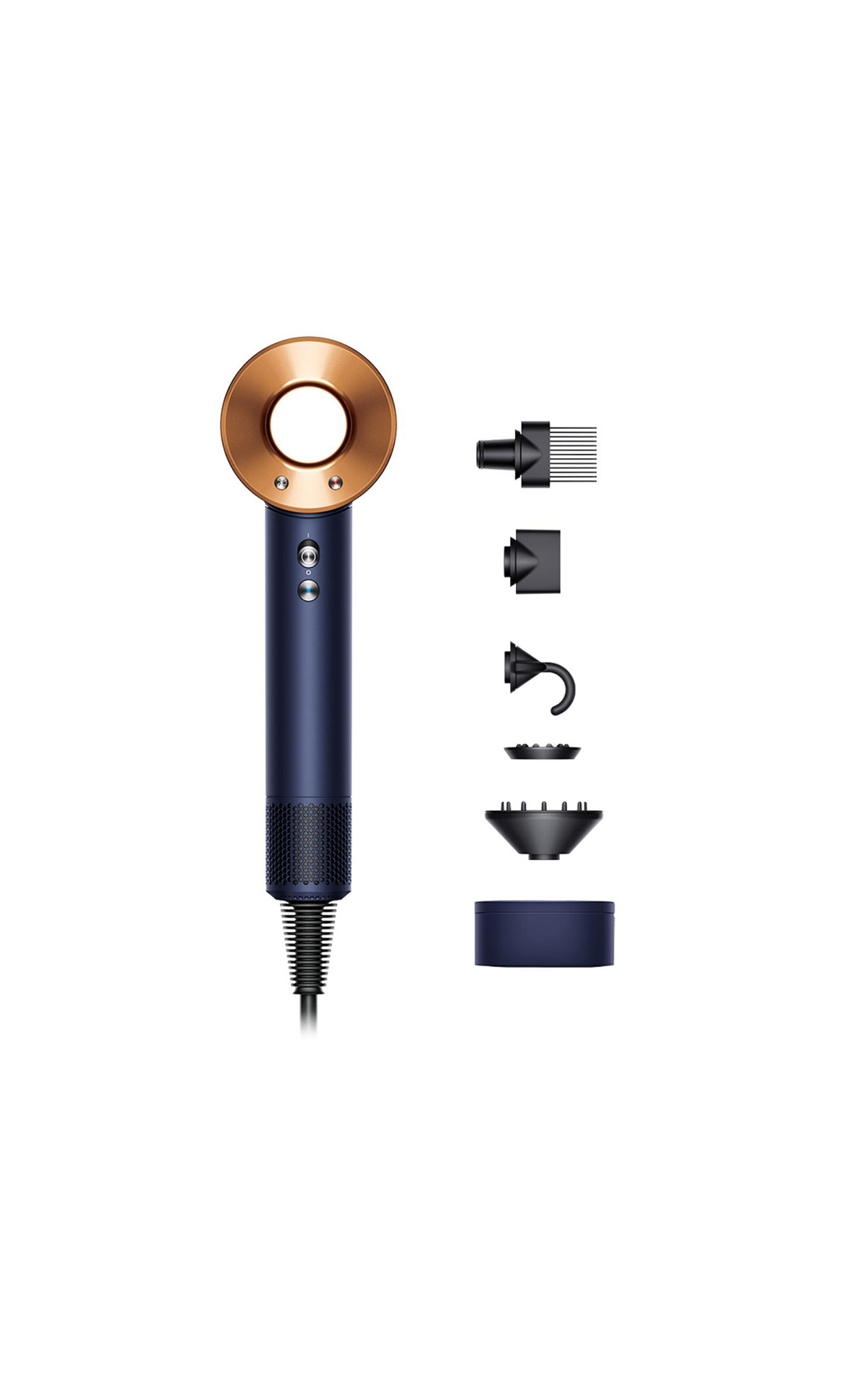 Blue hair dryer dyson outelt madrid las rozas village