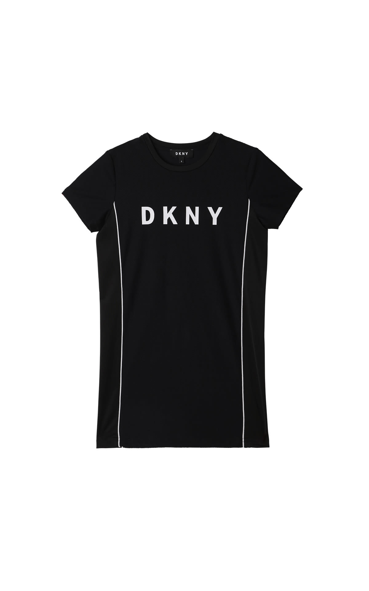 Kids around DKNY girl black dress La Vallée Village