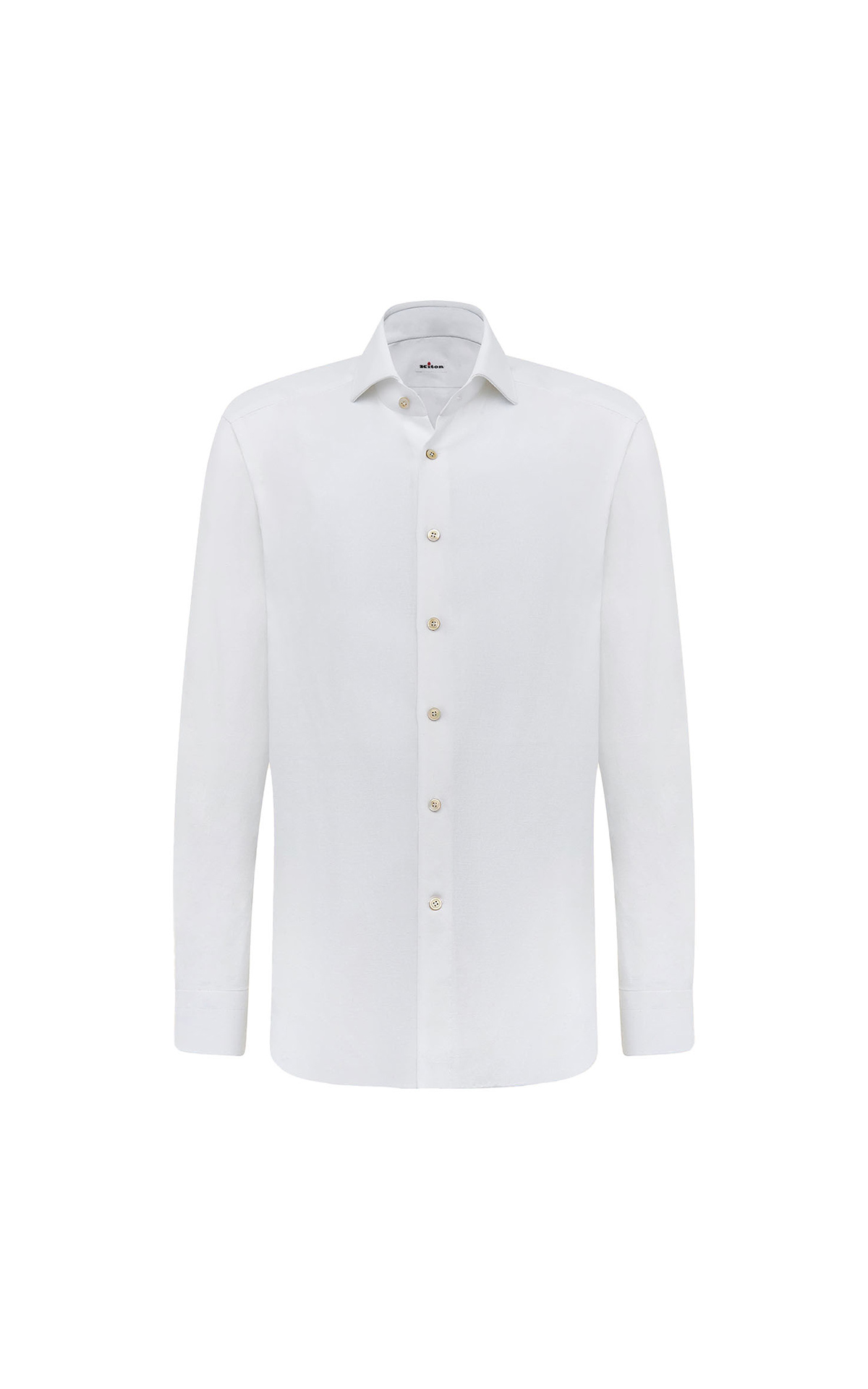 Kiton White cotton shirt from Bicester Village