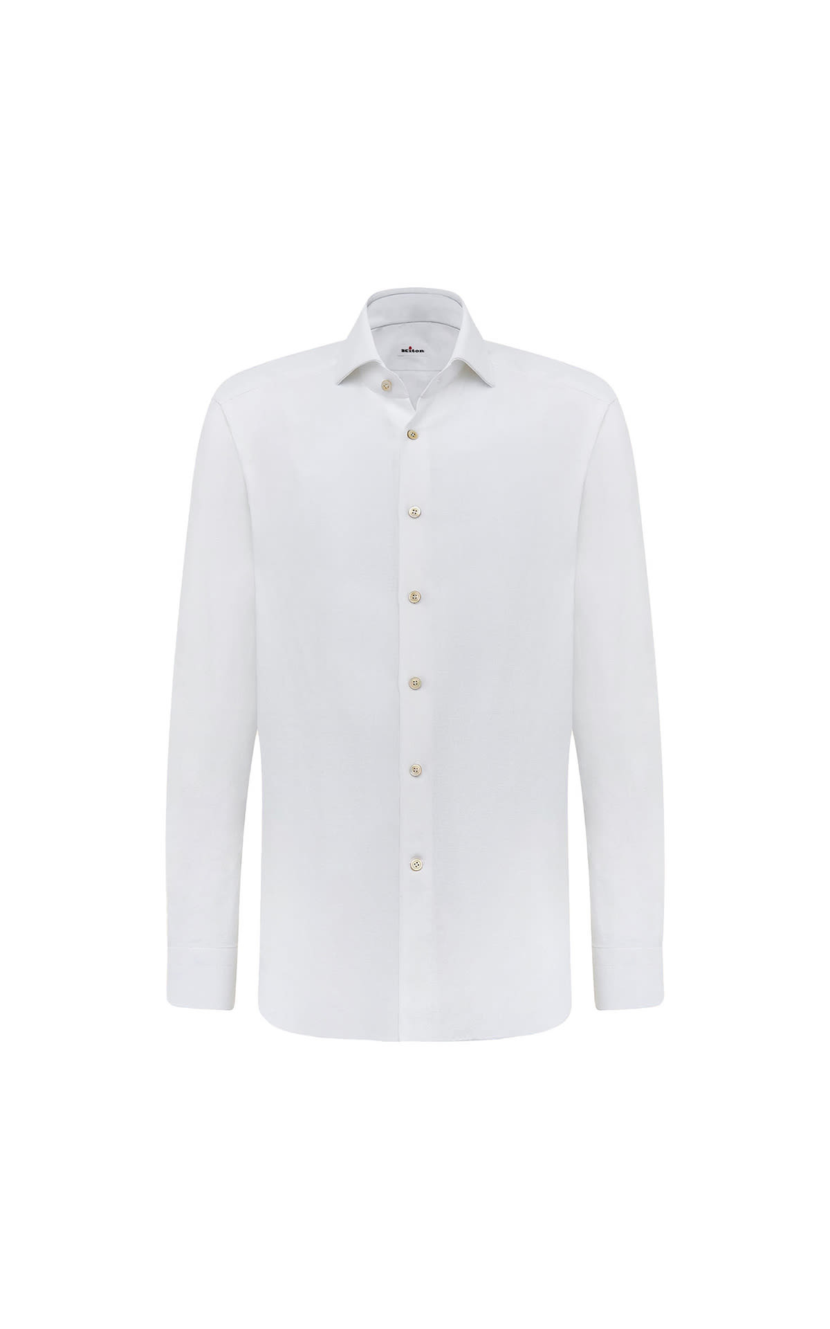 Kiton White cotton shirt from Bicester Village