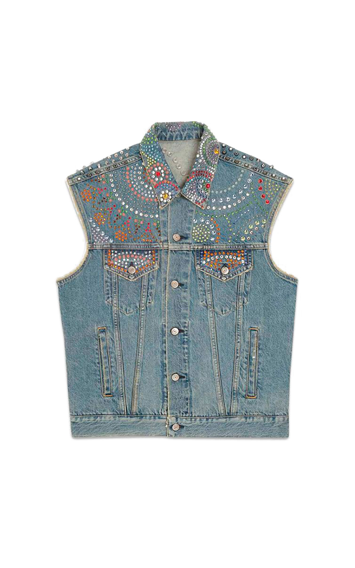 Denim vest golden goose