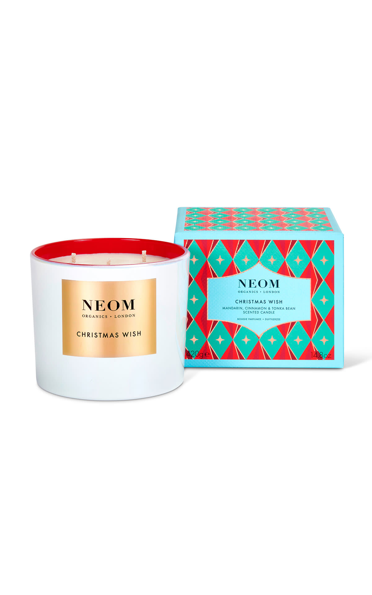 NEOM Christmas wish three wick from Bicester Village