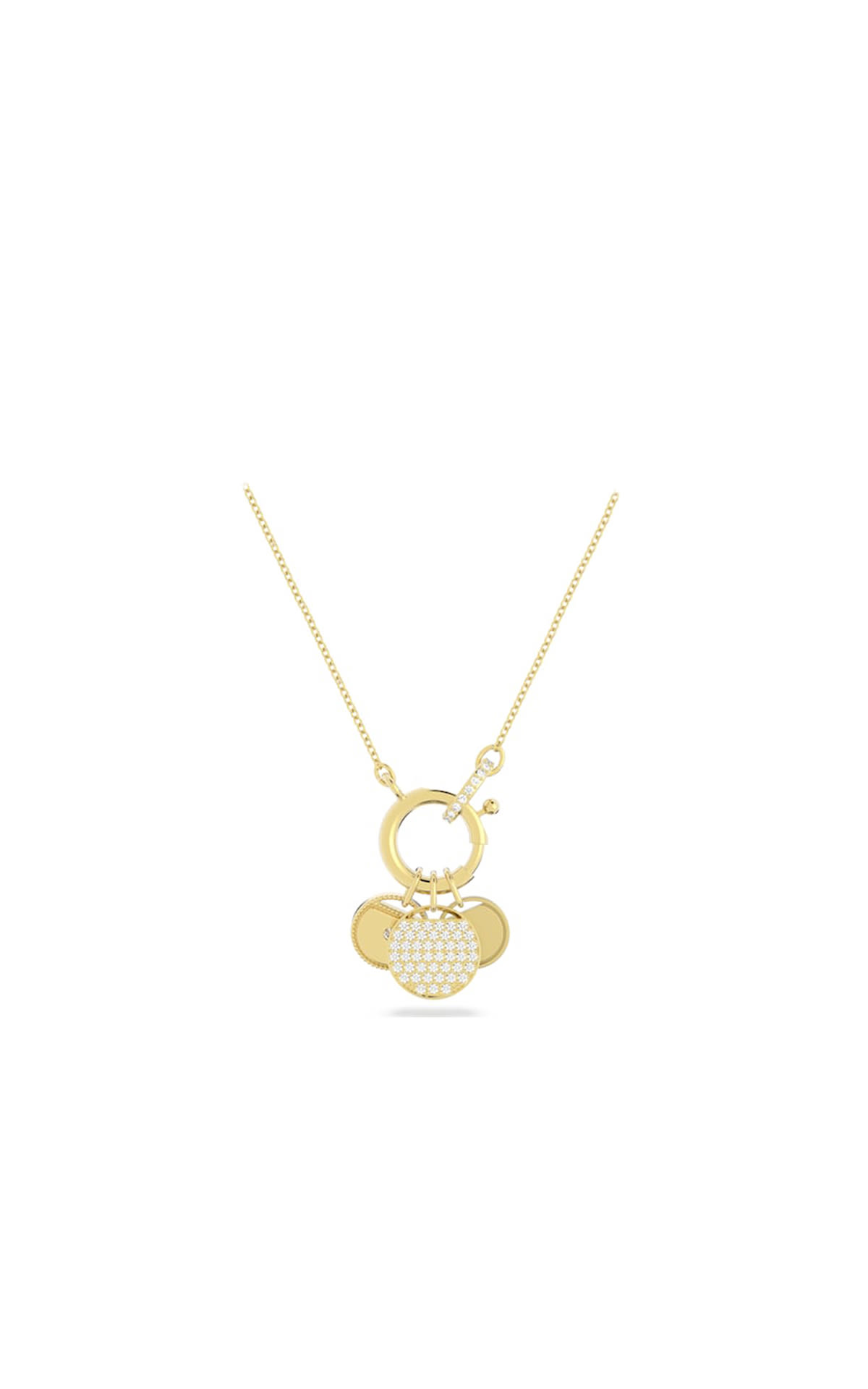 Collana Ginger placcata in oro giallo Swarovski