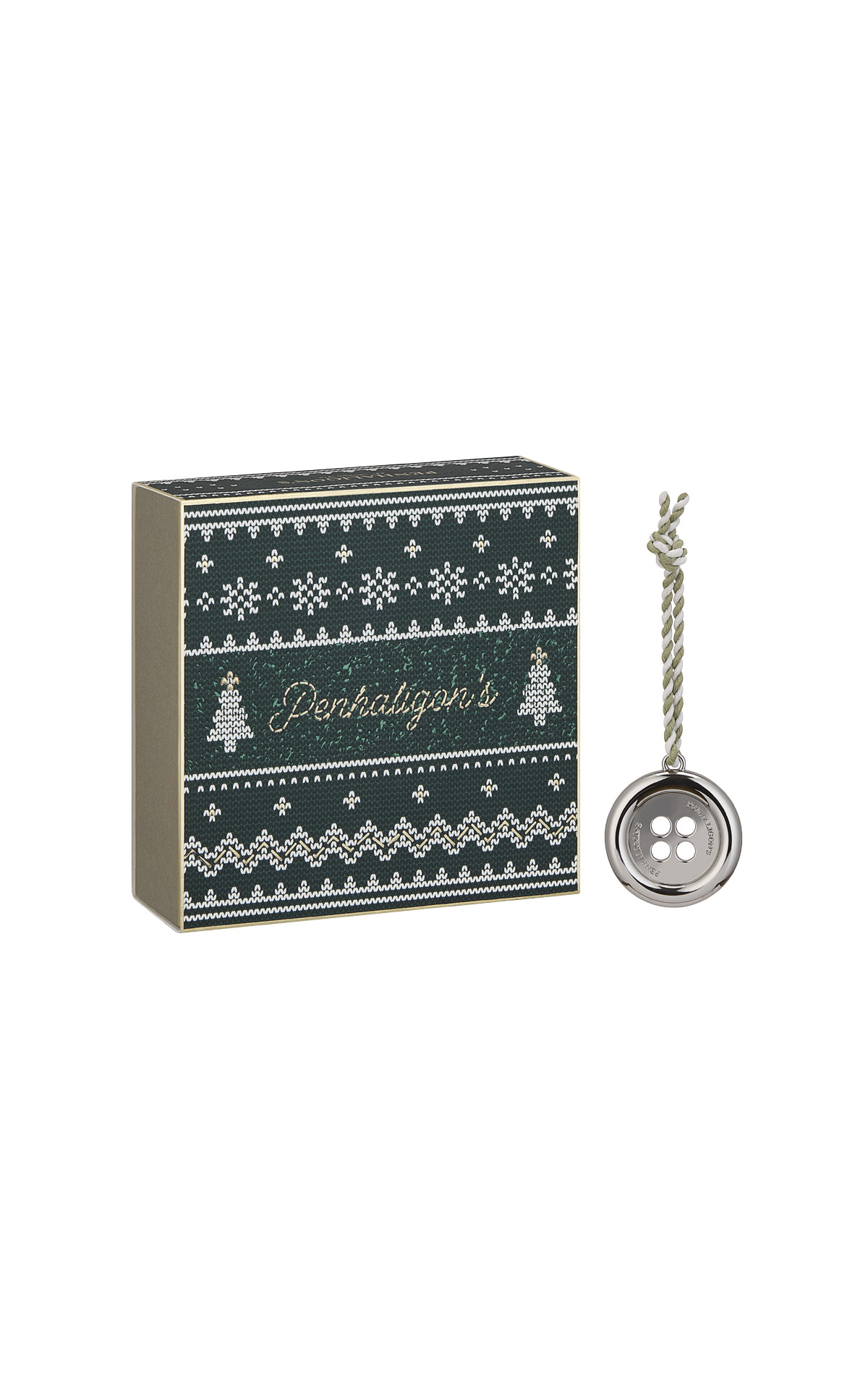 Penhaligon's Ornament - button, silver plated from Bicester Village