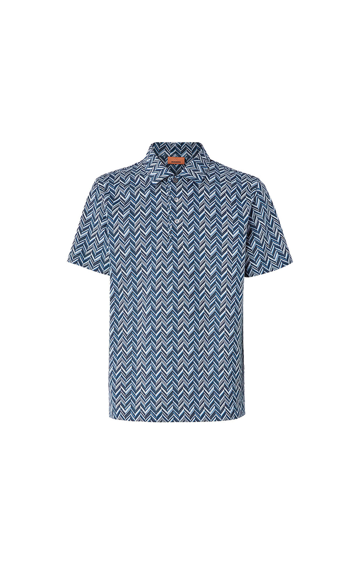 Missoni zig zag polo shirt for men