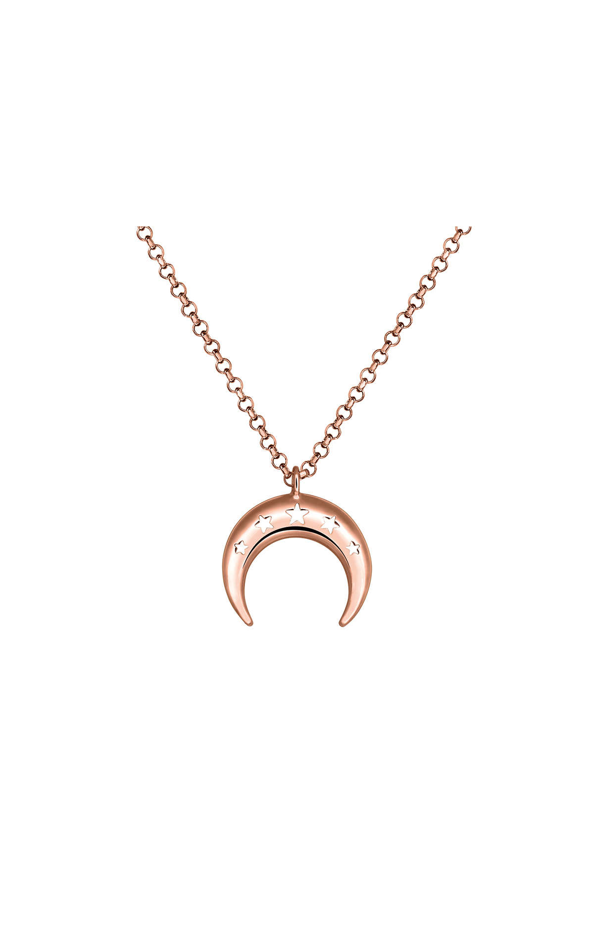 Half Moon Rose Gold Necklace